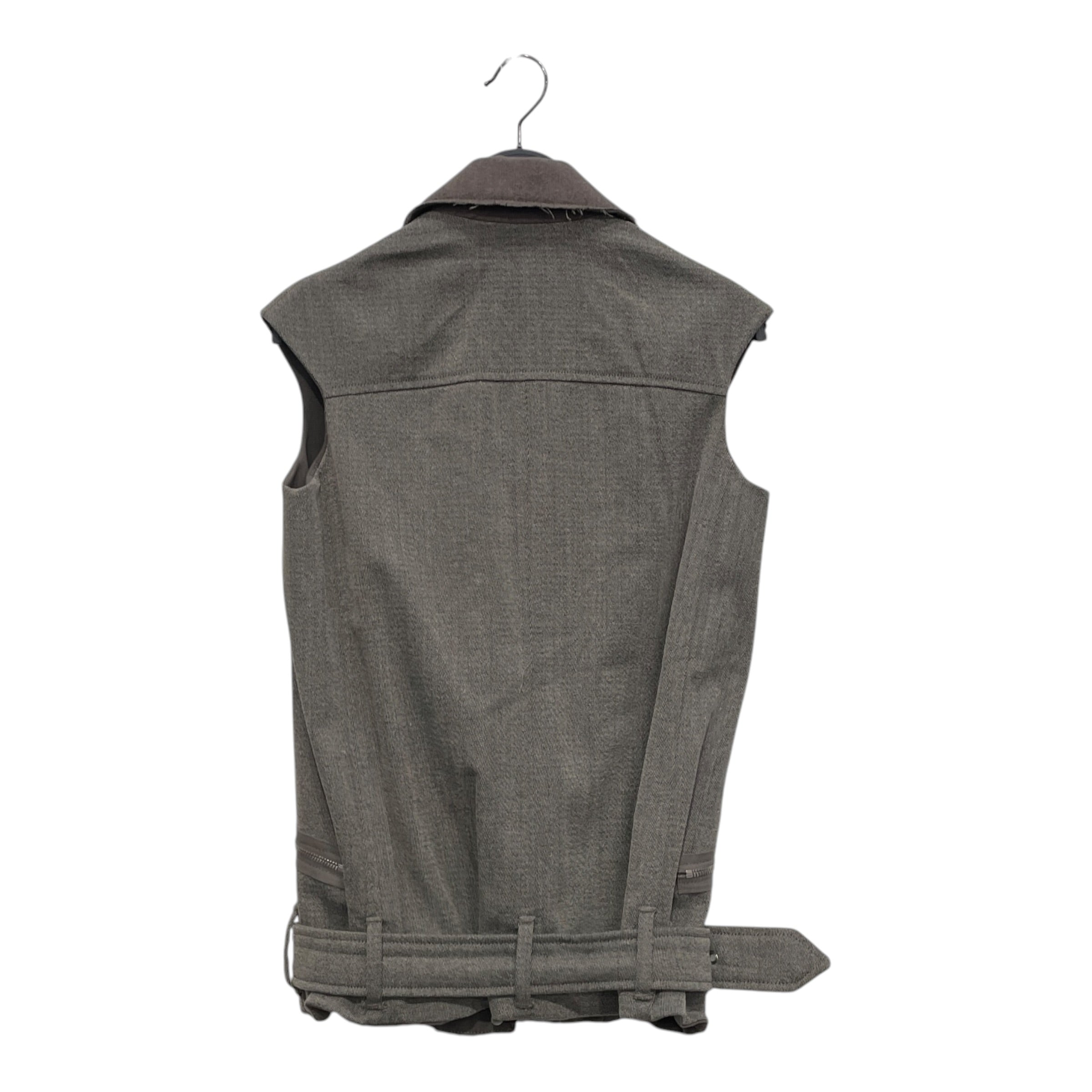 ALLSAINTS/Vest/0/Cotton/GRY/BELTED VEST view 2