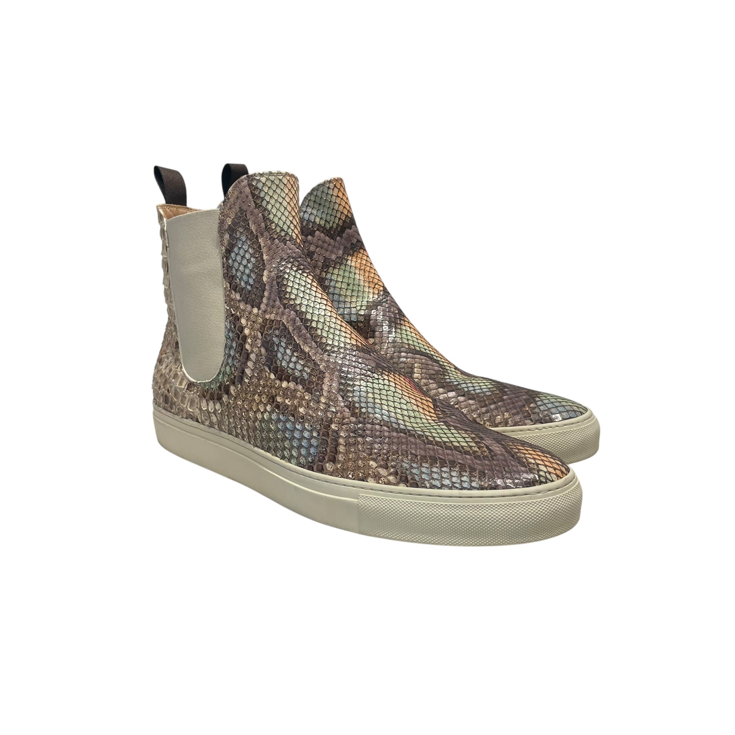 Angelo Burlinetto/Hi-Sneakers/EU 49/Animal Pattern/MLT/Snake Chelsea Boot view 1