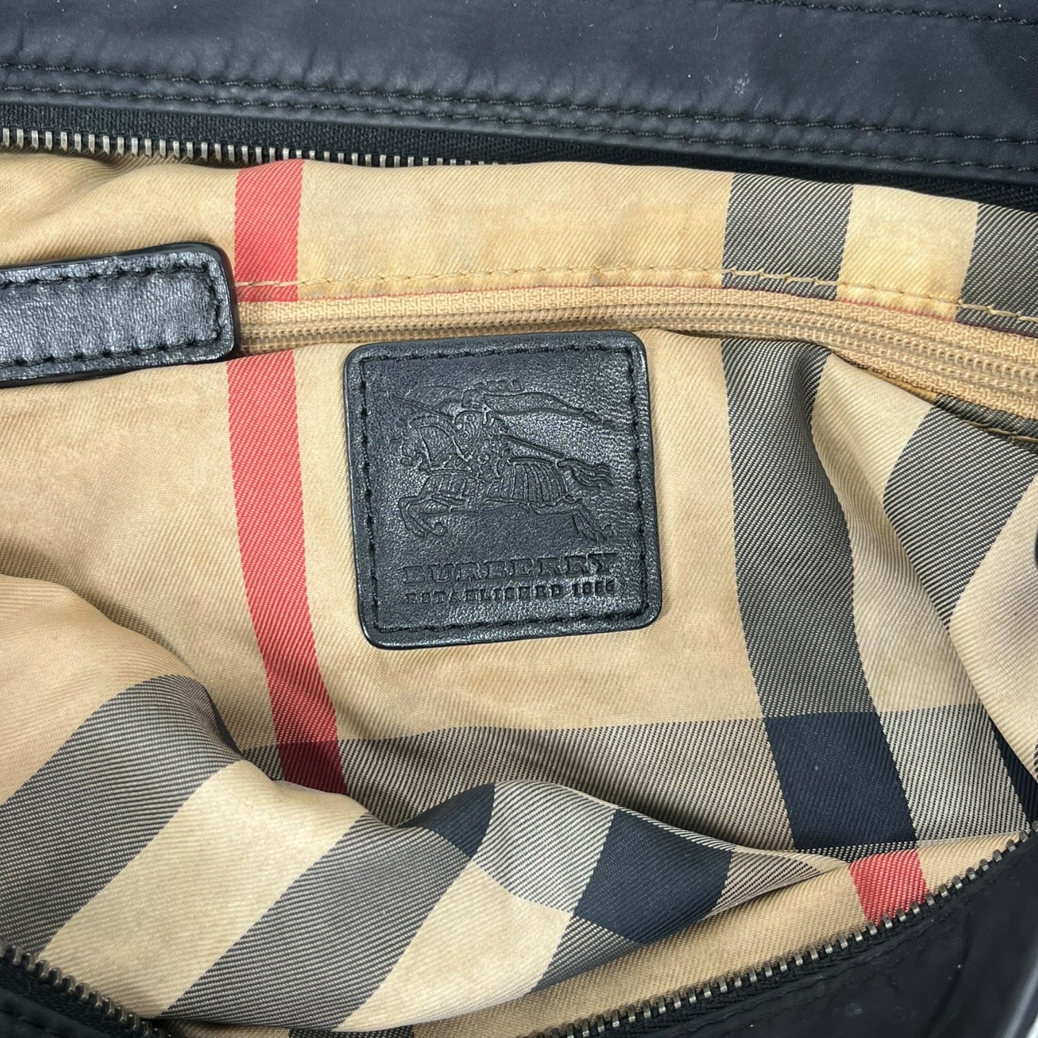 BURBERRY/Hand Bag/Nylon/BLK/SILVER HARDWARE view 3