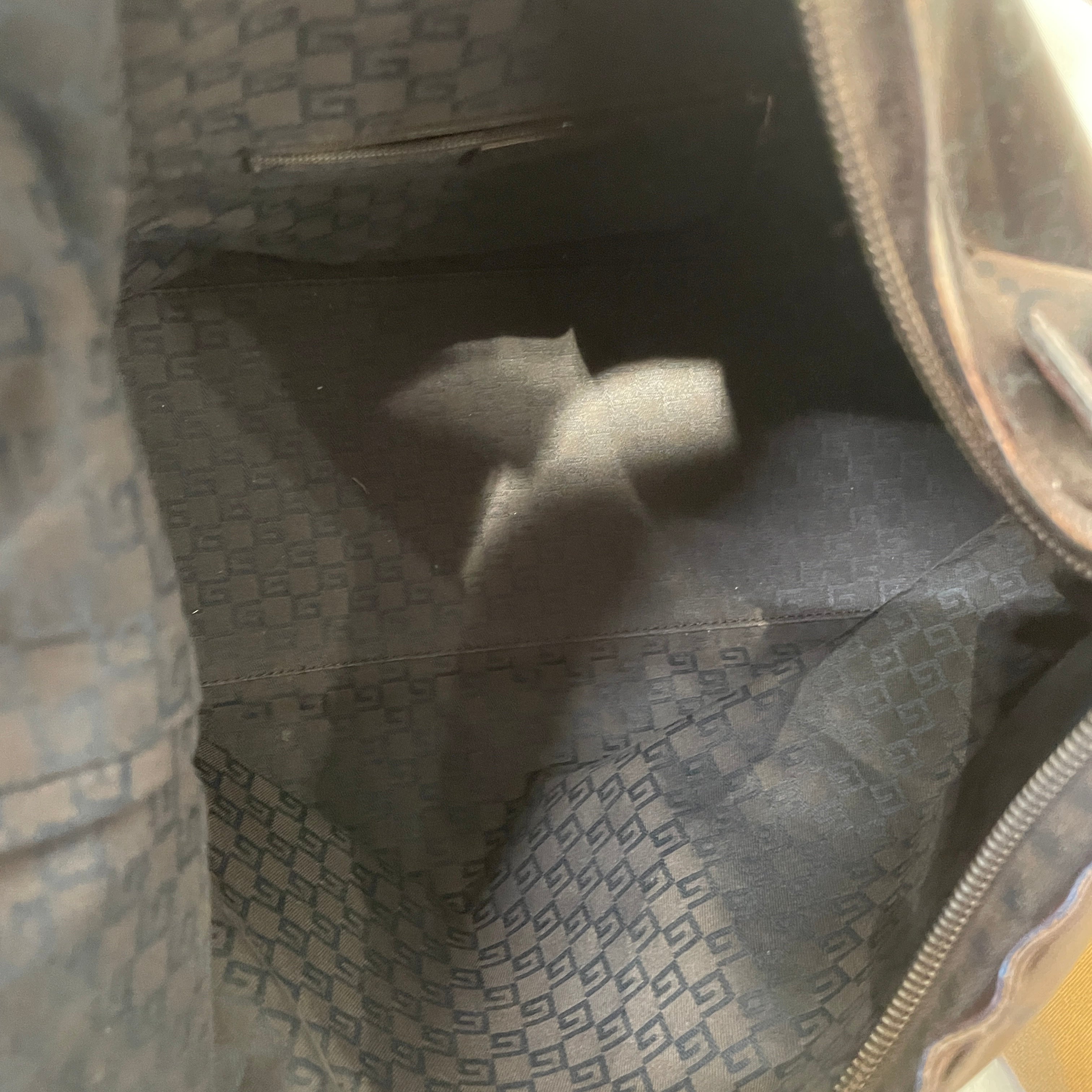 GUCCI/Bag/Monogram/Nylon/BRW/GG HOBO XL view 4