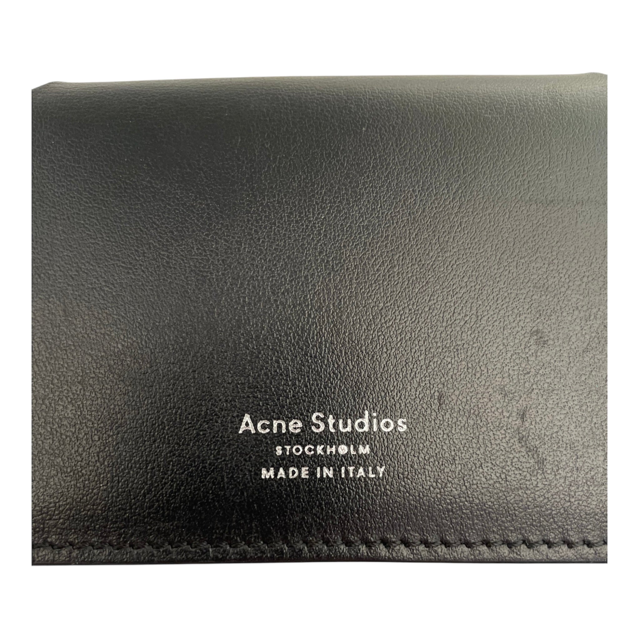 Acne Studios/Wallet/Leather/BLK/long strap card holder view 6
