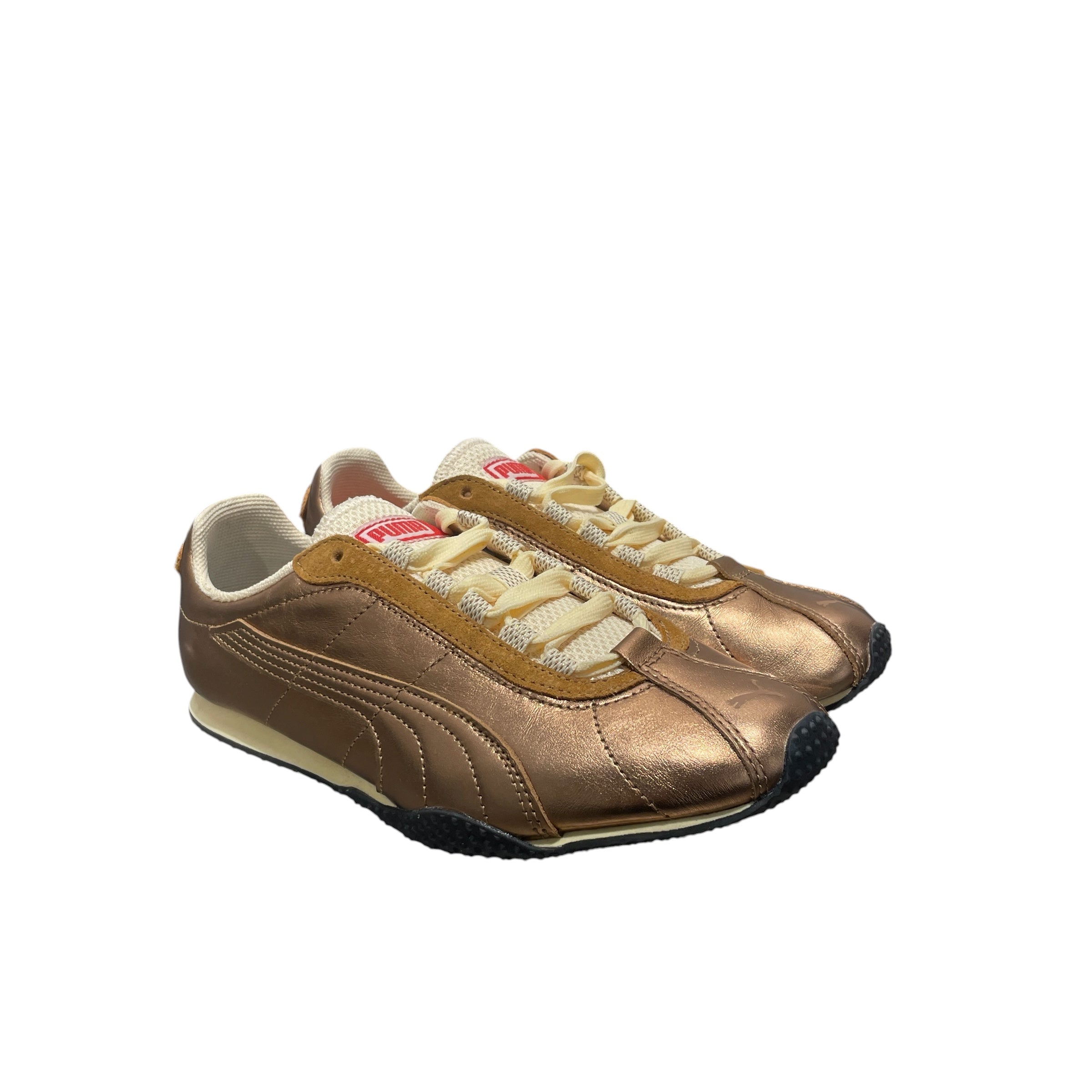 Politics/PUMA/Low-Sneakers/US 7.5/Leather/GLD/ view 1