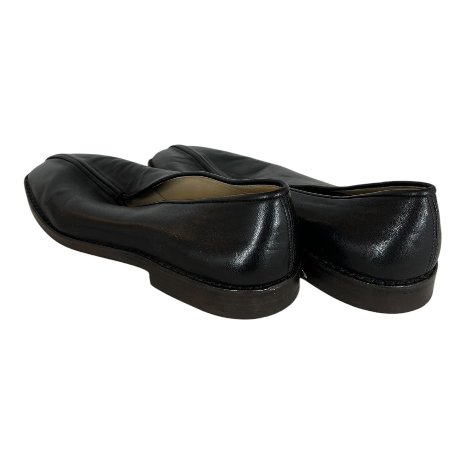 LEMAIRE/Dress Shoes/EU 45/Leather/BLK/FLAT PIPED DRESS SHOES view 2