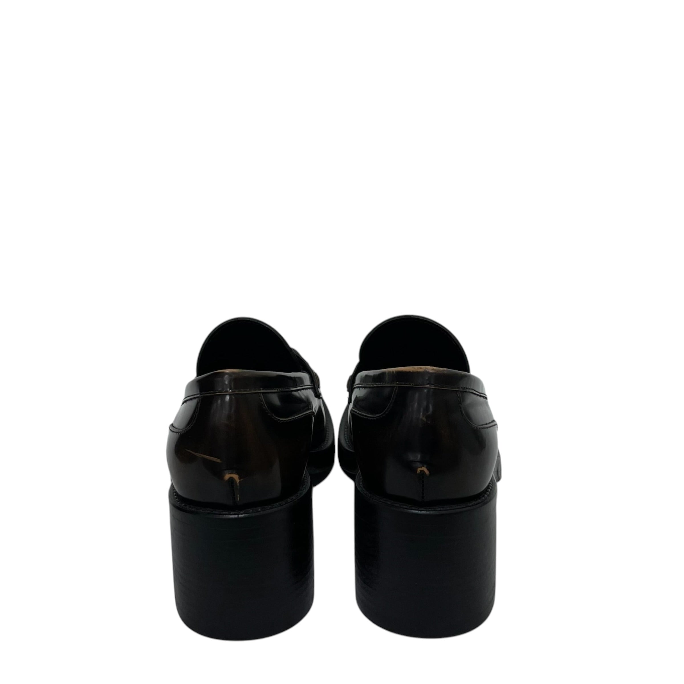 Chloe/Loafers/EU 39.5/Leather/BRW/DAKOTA HEELED LOAFER view 4