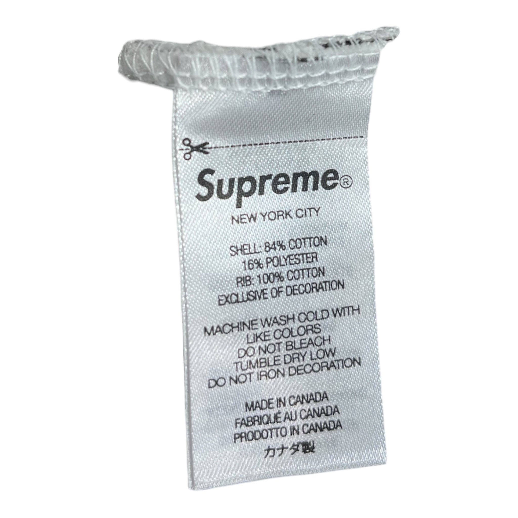Supreme/Sweatshirt/L/Animal Pattern/Cotton/WHT/ZEBRA PATTERN SWEATSHIRT view 5