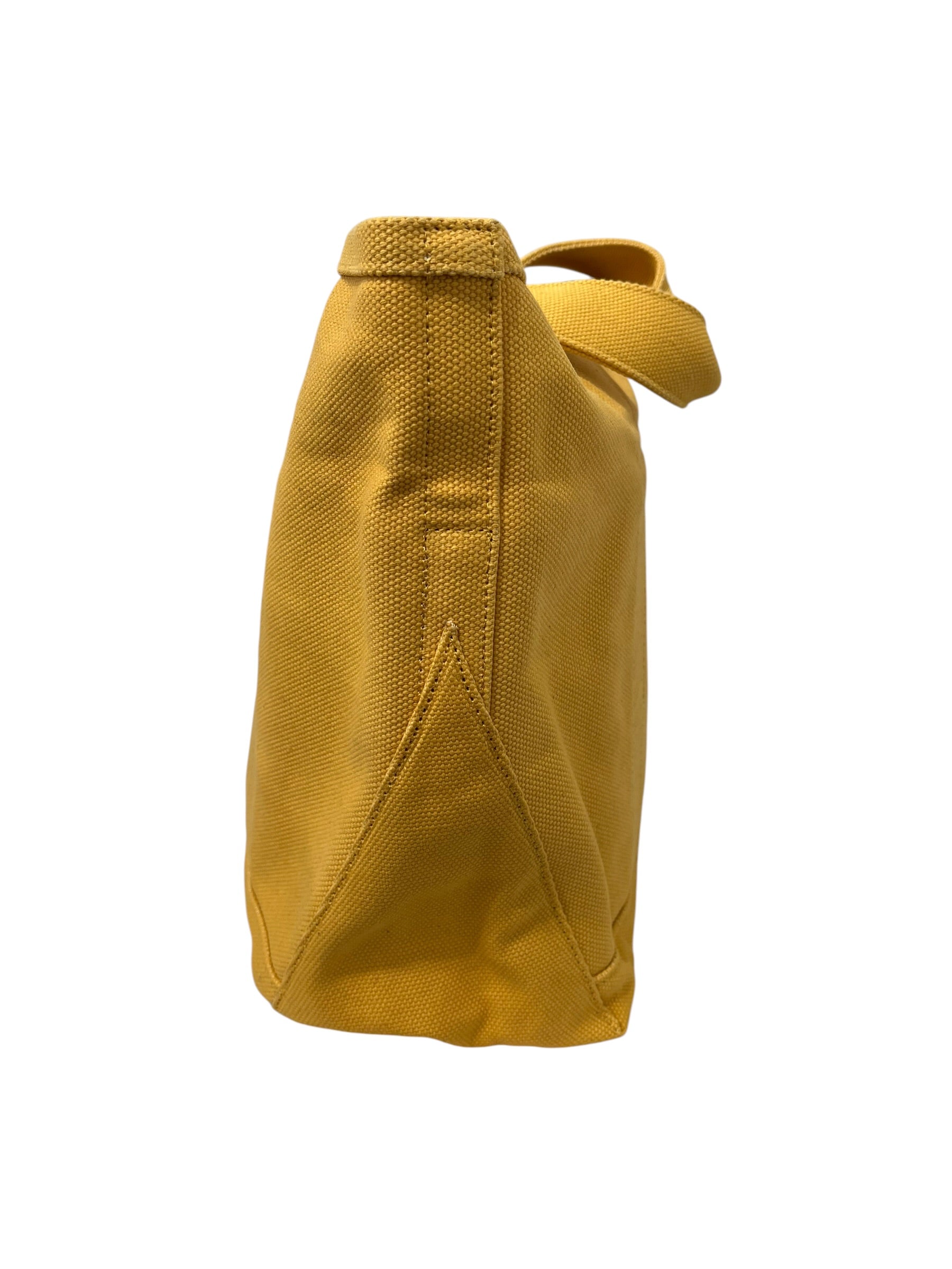 AIME LEON DORE/Tote Bag/Cotton/YEL/front logo canvas short strap view 3