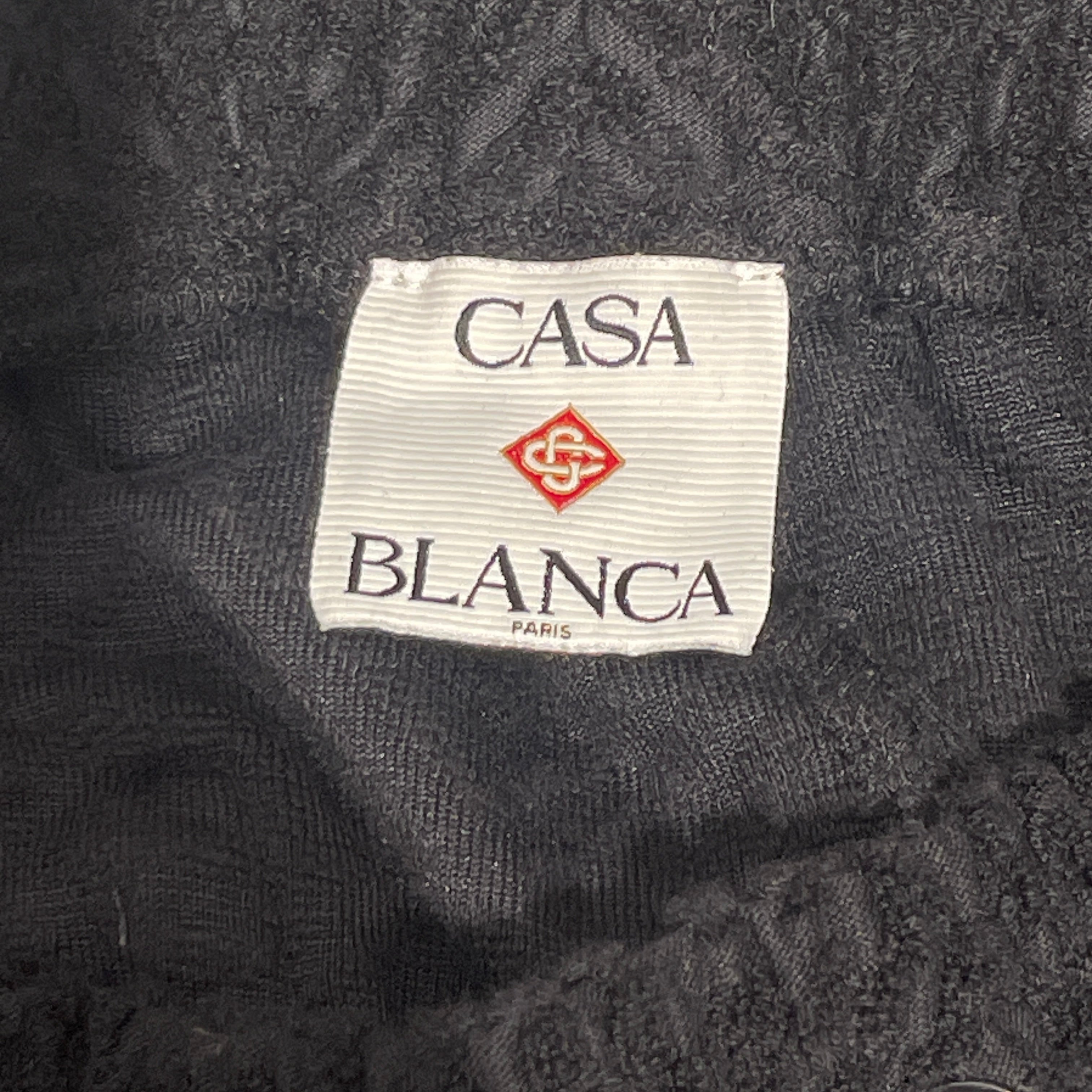 CASABLANCA/Shorts/S/Cotton/BLK/monogram red patch view 3