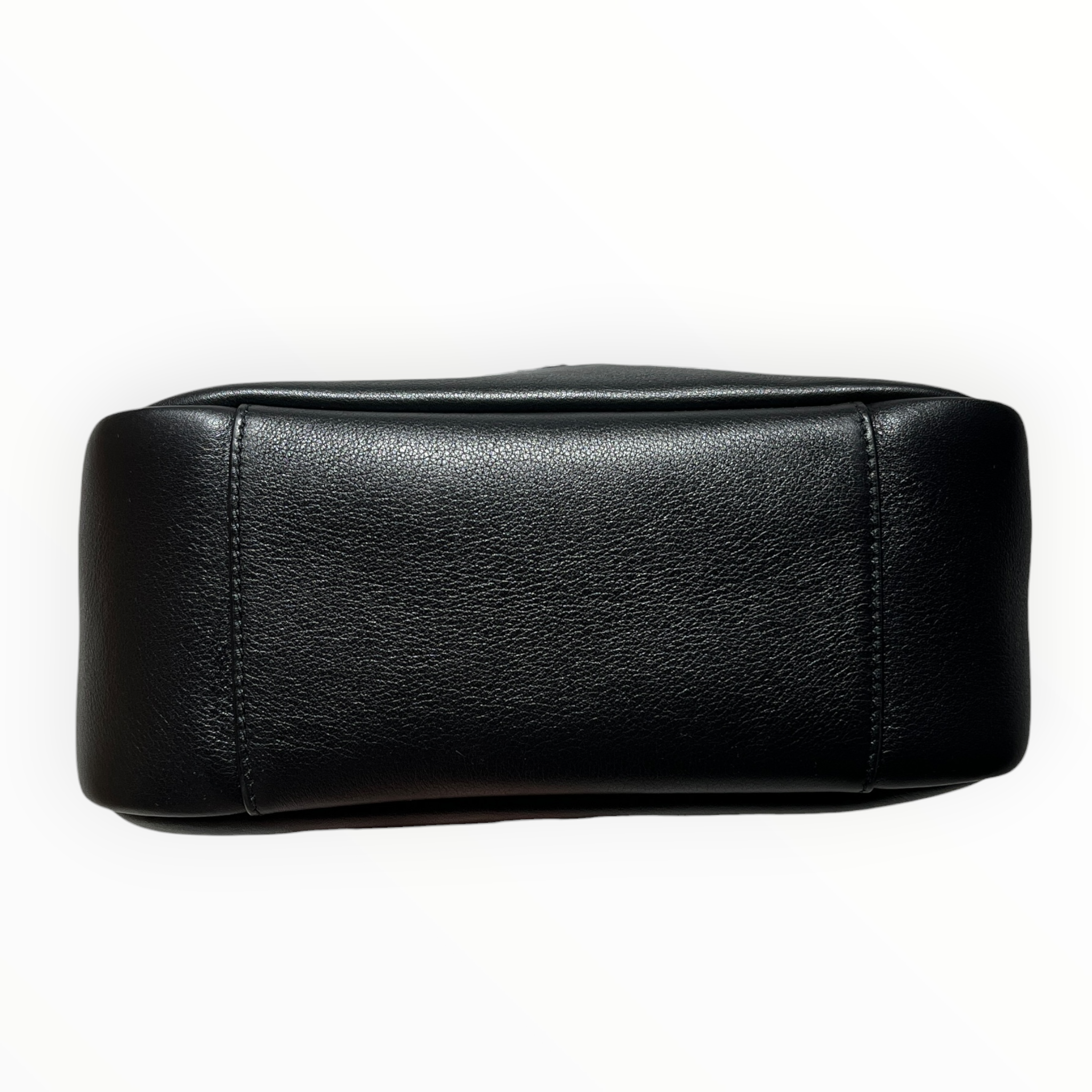 YVES SAINT LAURENT/Tote Bag/Leather/BLK/Le 5 A 7 icro Leather Tote view 3