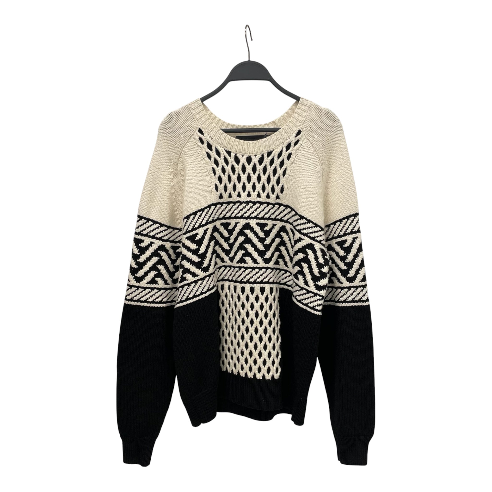 Alexander Wang/Sweater/S/Polyester/BLK/CABEL KNIT SWEATER view 1