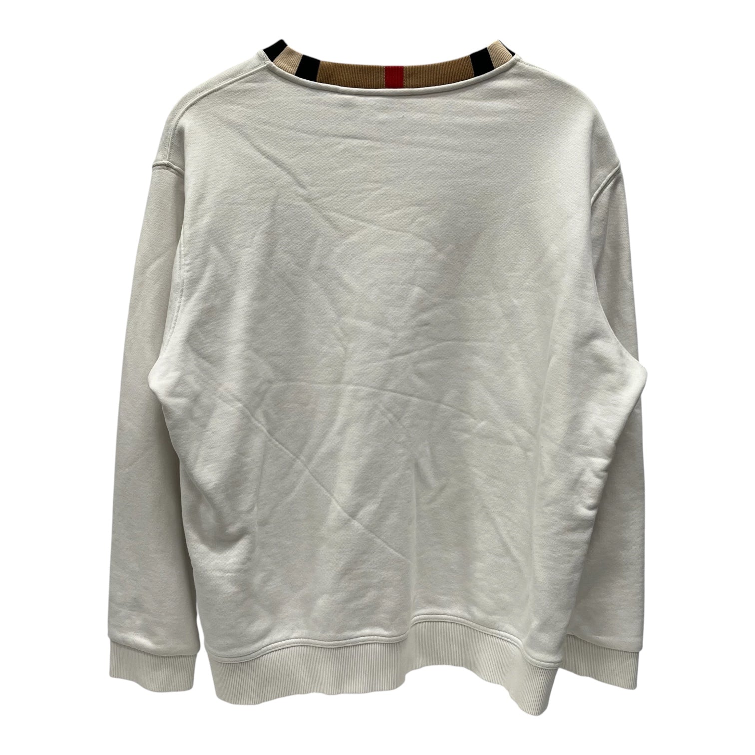BURBERRY LONDON/Sweatshirt/L/Cotton/WHT/ view 2