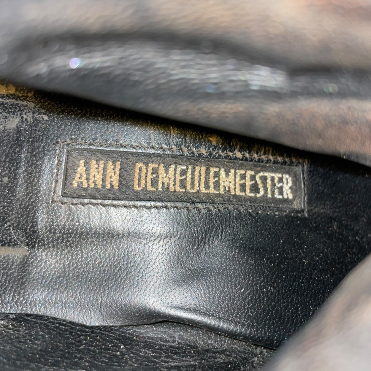 ANN DEMEULEMEESTER/Boots/US 6.5/Fur/BLK/Made in Italy view 4