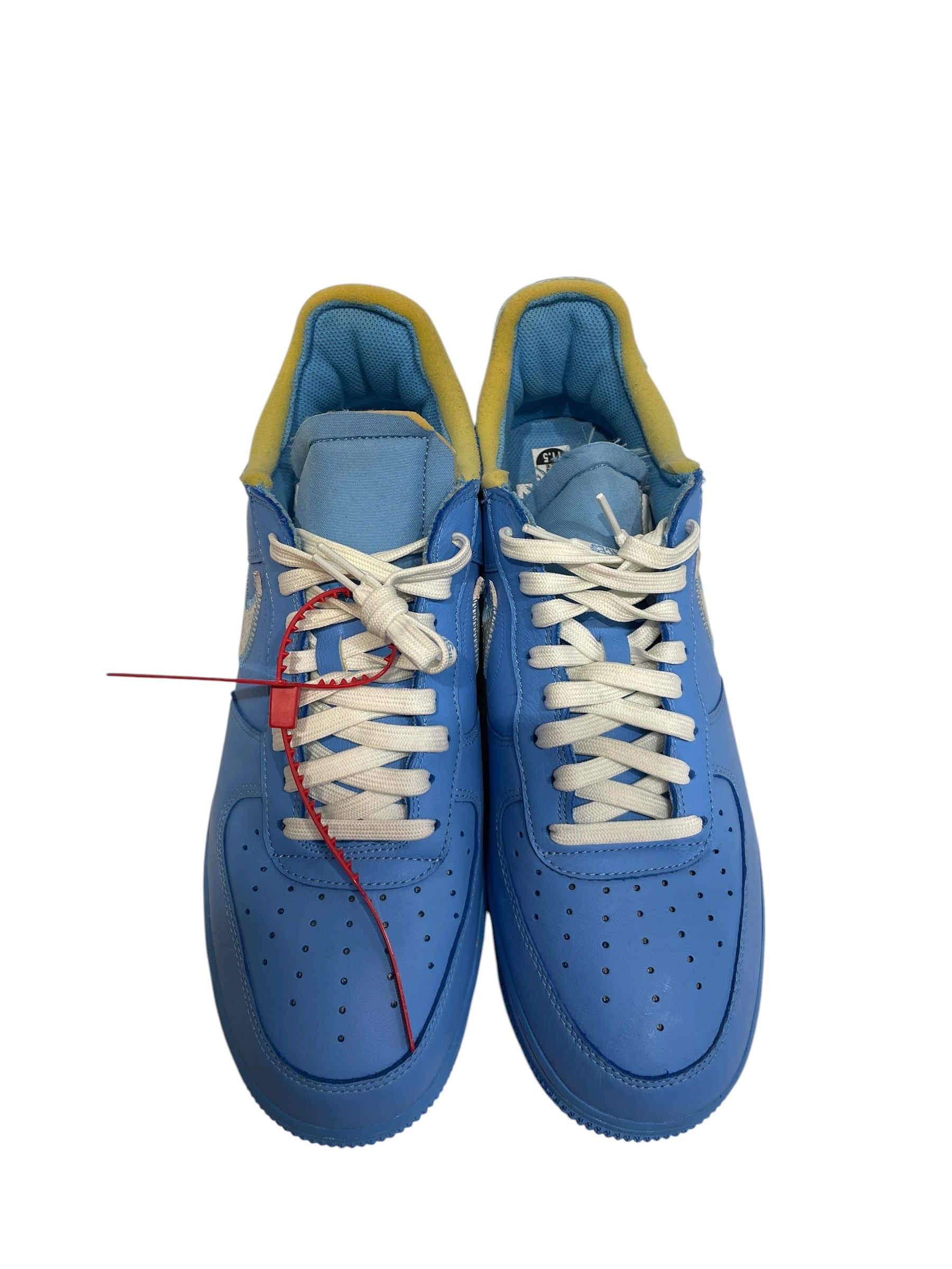NIKE/OFF-WHITE/Low-Sneakers/US 11.5/Leather/BLU/MCA view 3