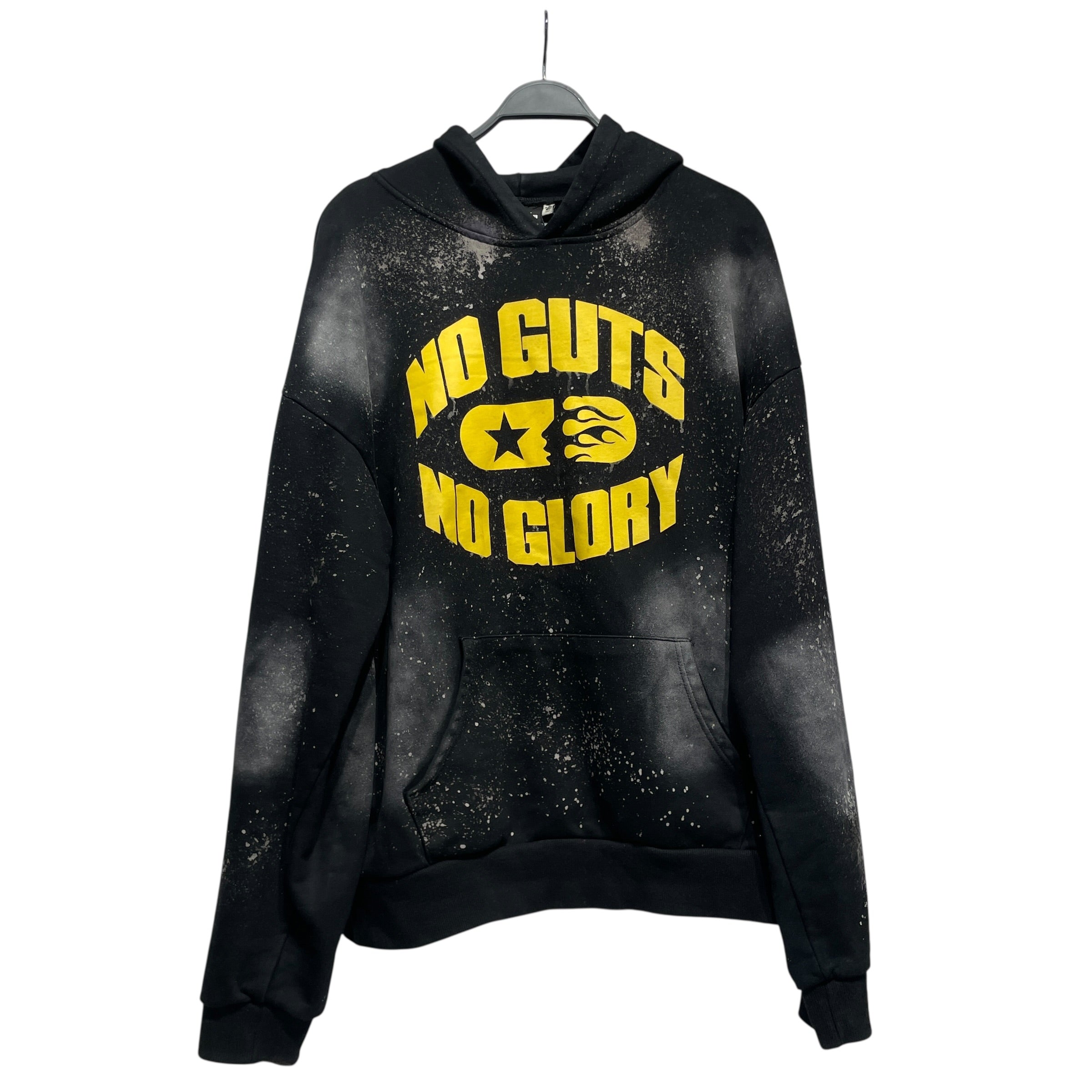HELLSTAR/Hoodie/XL/Cotton/BLK/yellow graphic view 1