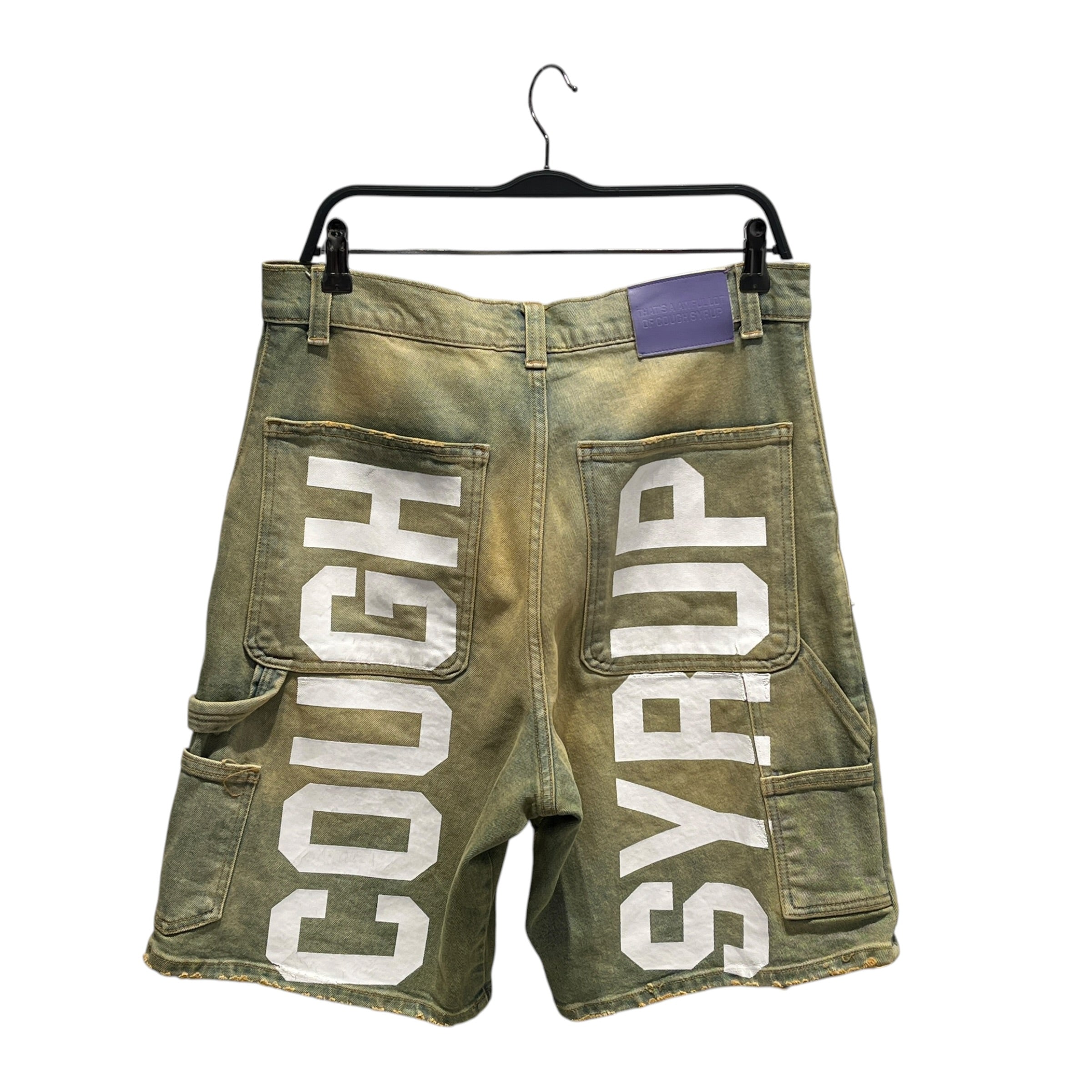 That's a Awful Lot of Cough Syrup/Shorts/34/Cotton/BLU/MUDWASH/YELLOW TAG+PPL TAG view 2