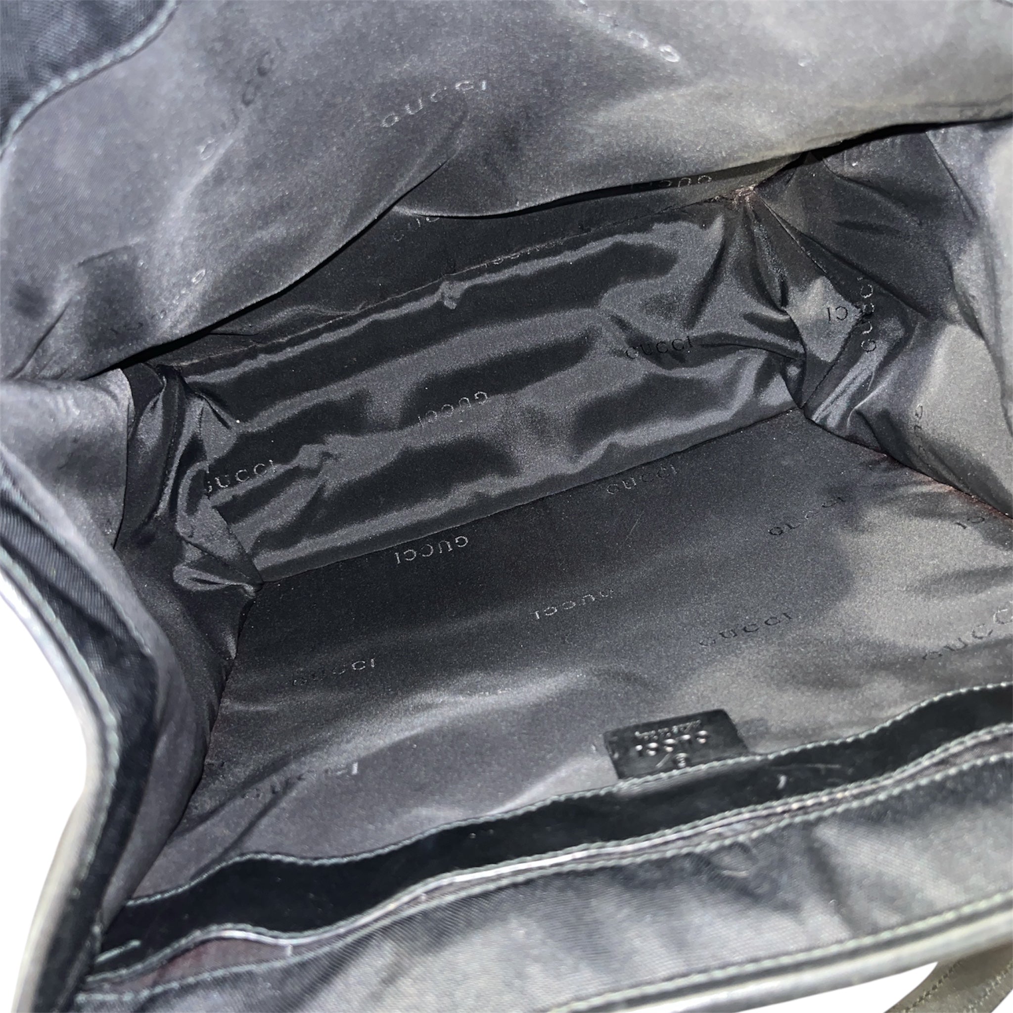 GUCCI/Tote Bag/BLK/ID SLOT, VELCRO INNER POCKET view 4