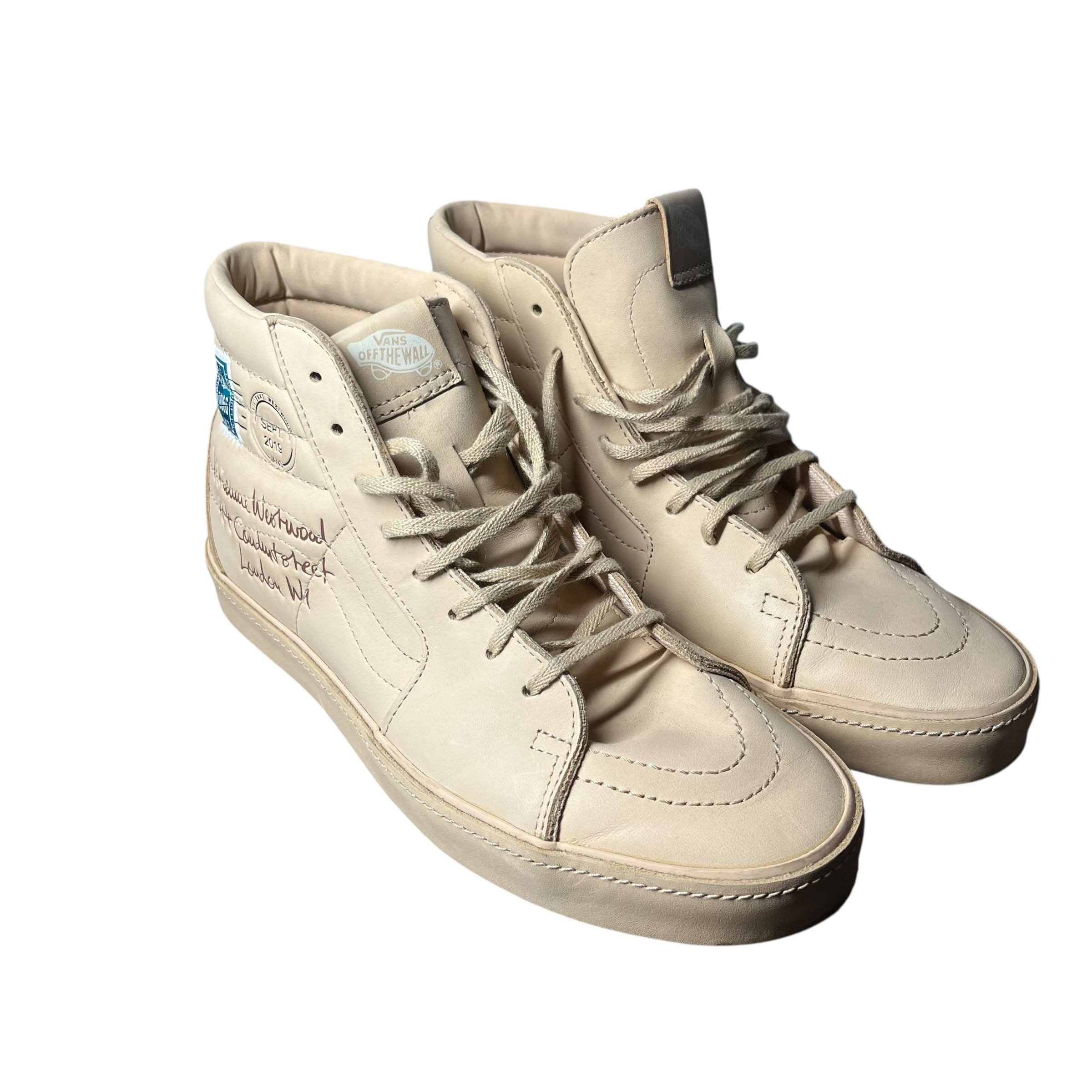 VANS/Vivienne Westwood/Hi-Sneakers/US 8/Leather/BEG/SK8 Hi Leather view 1
