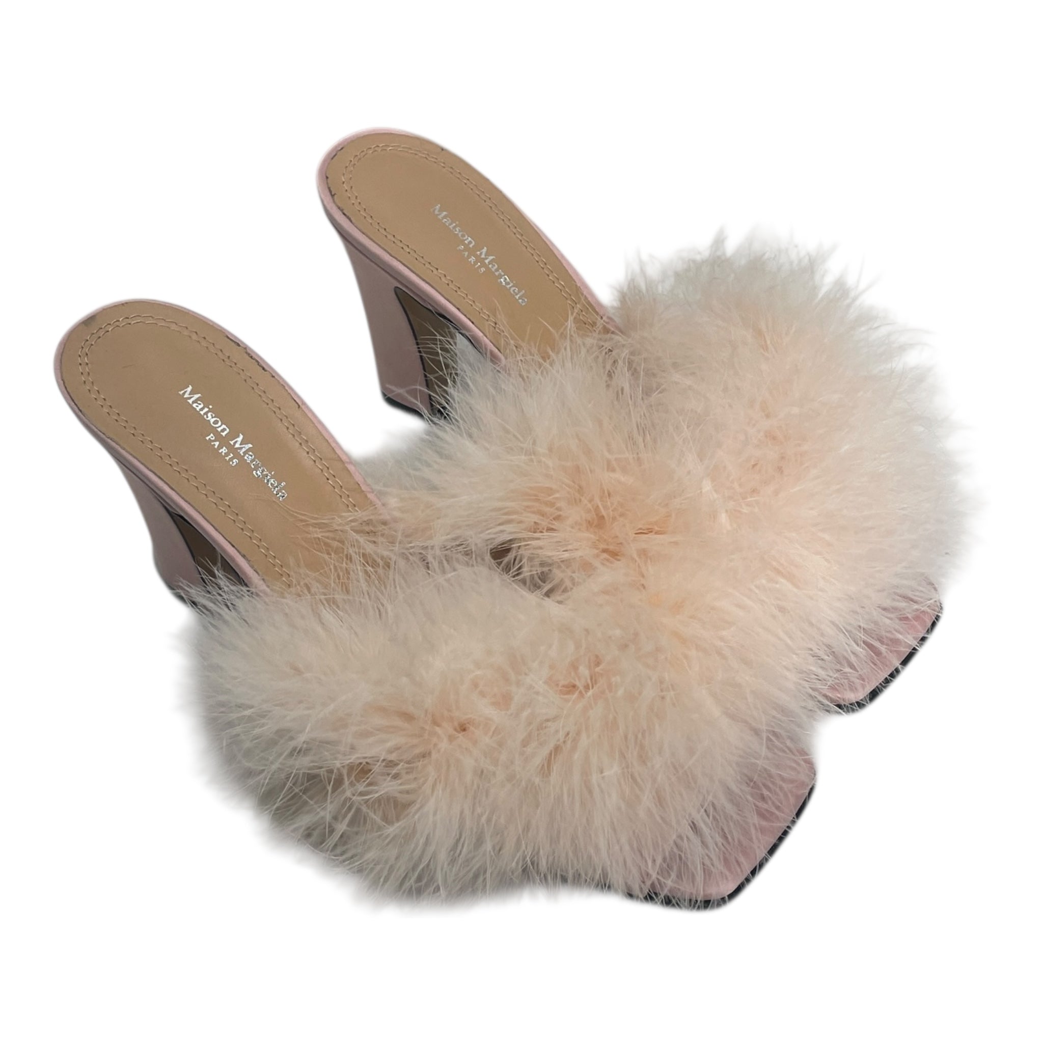 Maison Margiela/Heels/EU 36/Fake Fur/PNK/FURRY HEEL view 1
