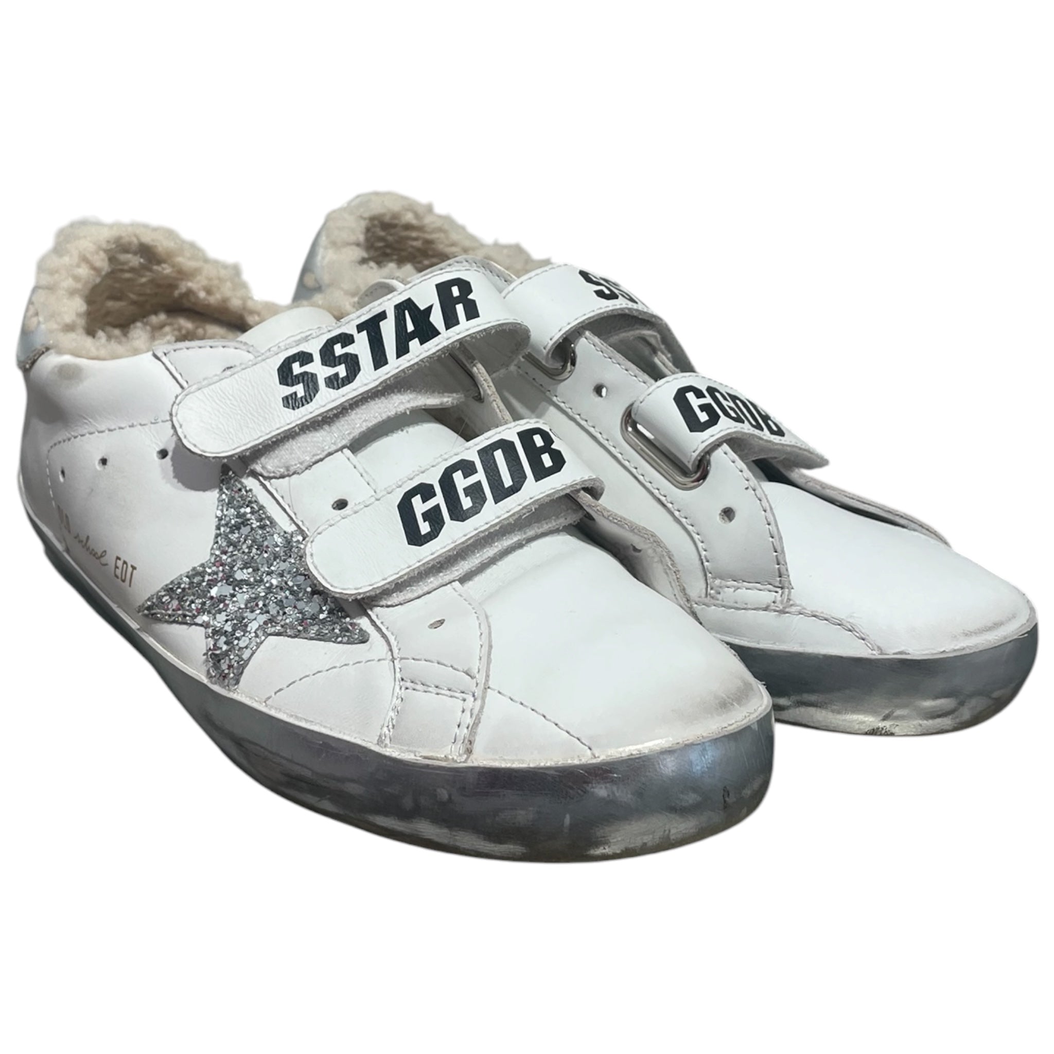GOLDEN GOOSE/Low-Sneakers/EU 38/WHT/FUR SHARLING LOW view 1