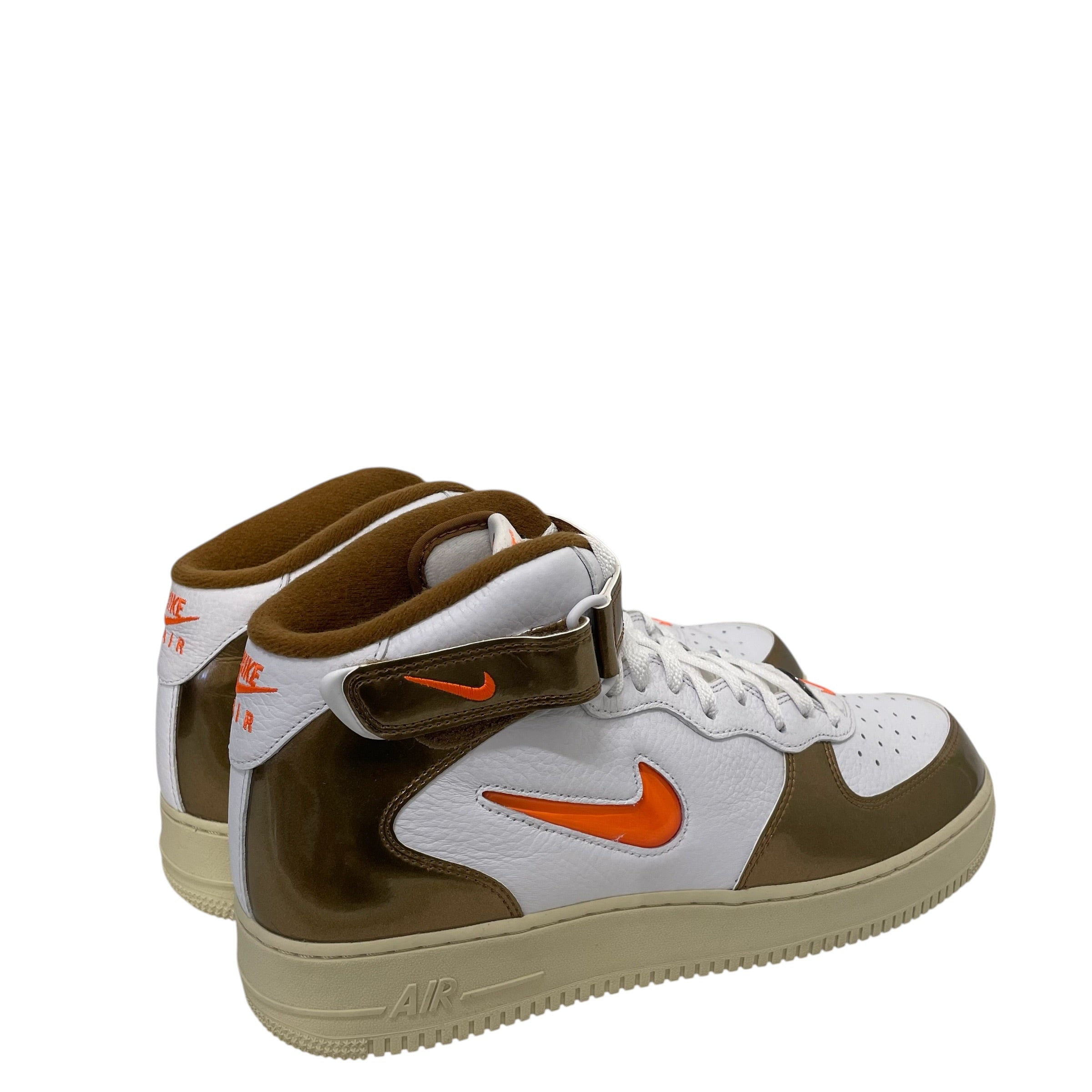 NIKE/Hi-Sneakers/US 13/GLD/air force 1 mid 2022 qs jewel view 4