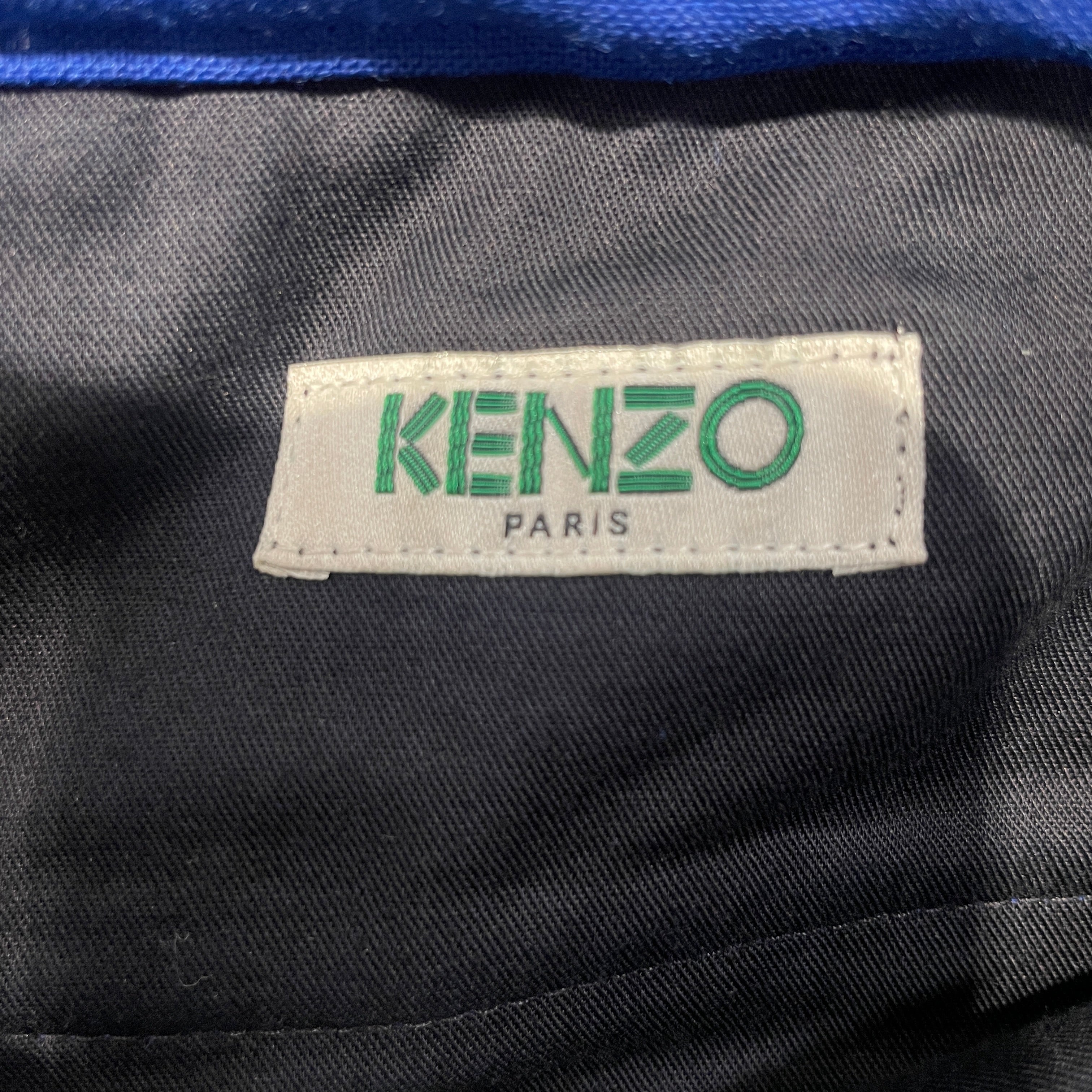 KENZO/Straight Pants/52/Cotton/BLU/ view 3