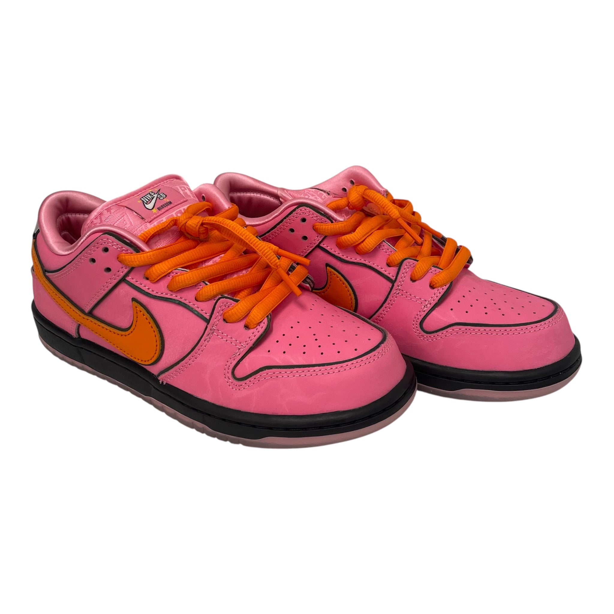 NIKE SB/Low-Sneakers/US 7/All Over Print/Leather/PNK/Power puff girls view 1