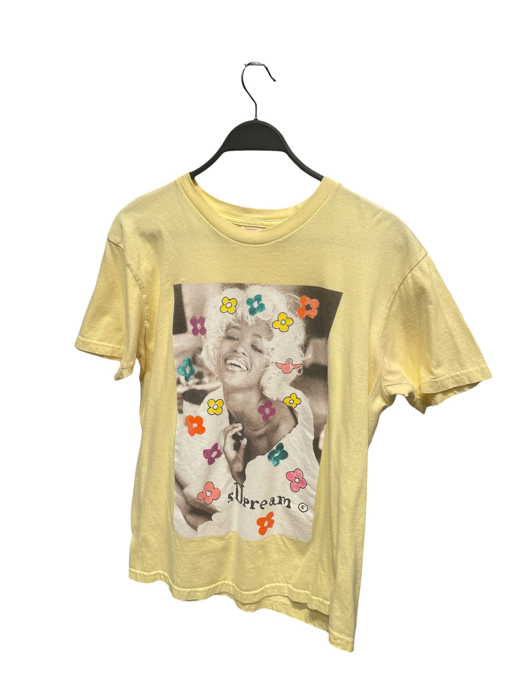 Supreme/T-Shirt/M/Cotton/IVR/Graphic/naomi campbell view 1