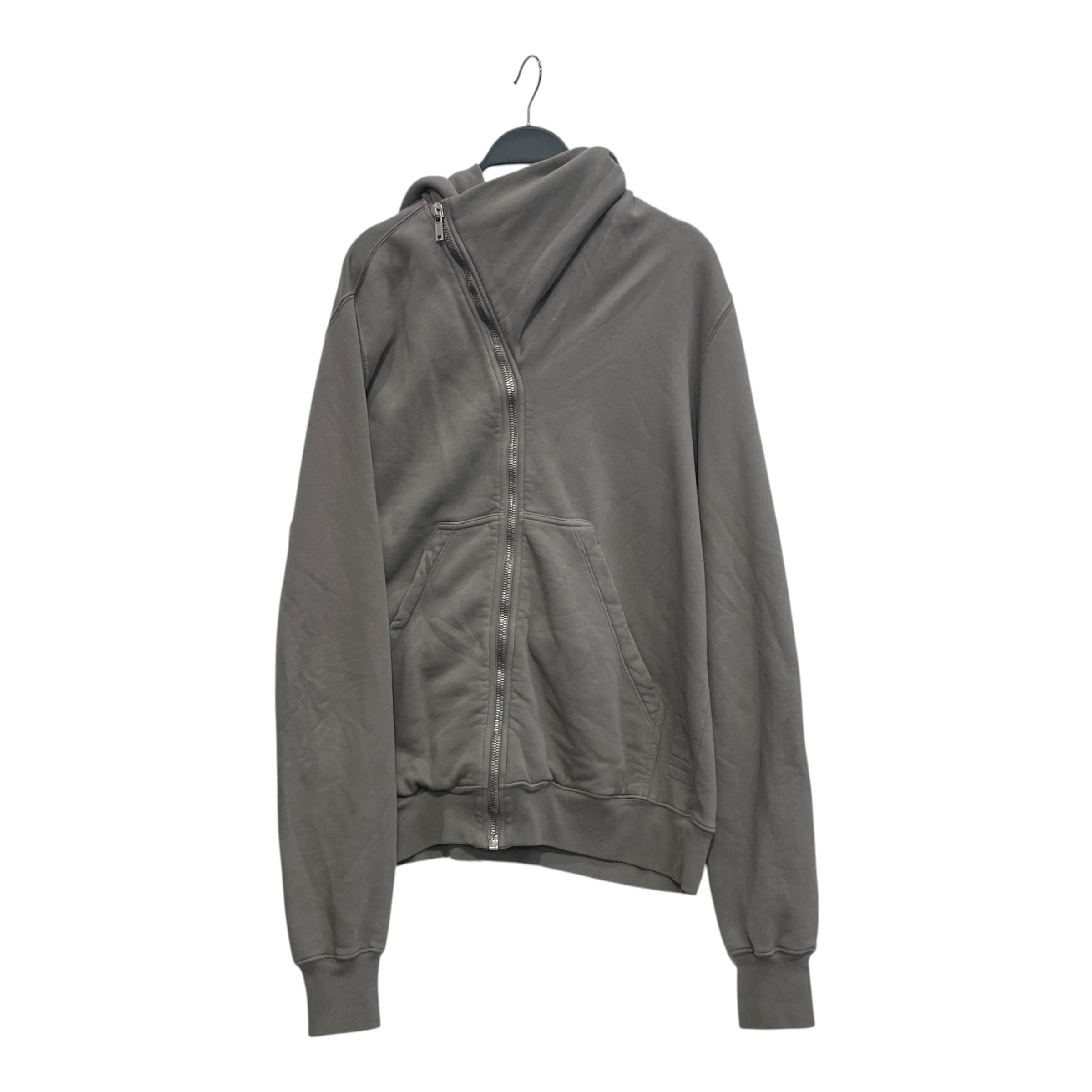 RICK OWENS DRKSHDW/Zip Up Hoodie/XL/Cotton/GRY/9284 view 1