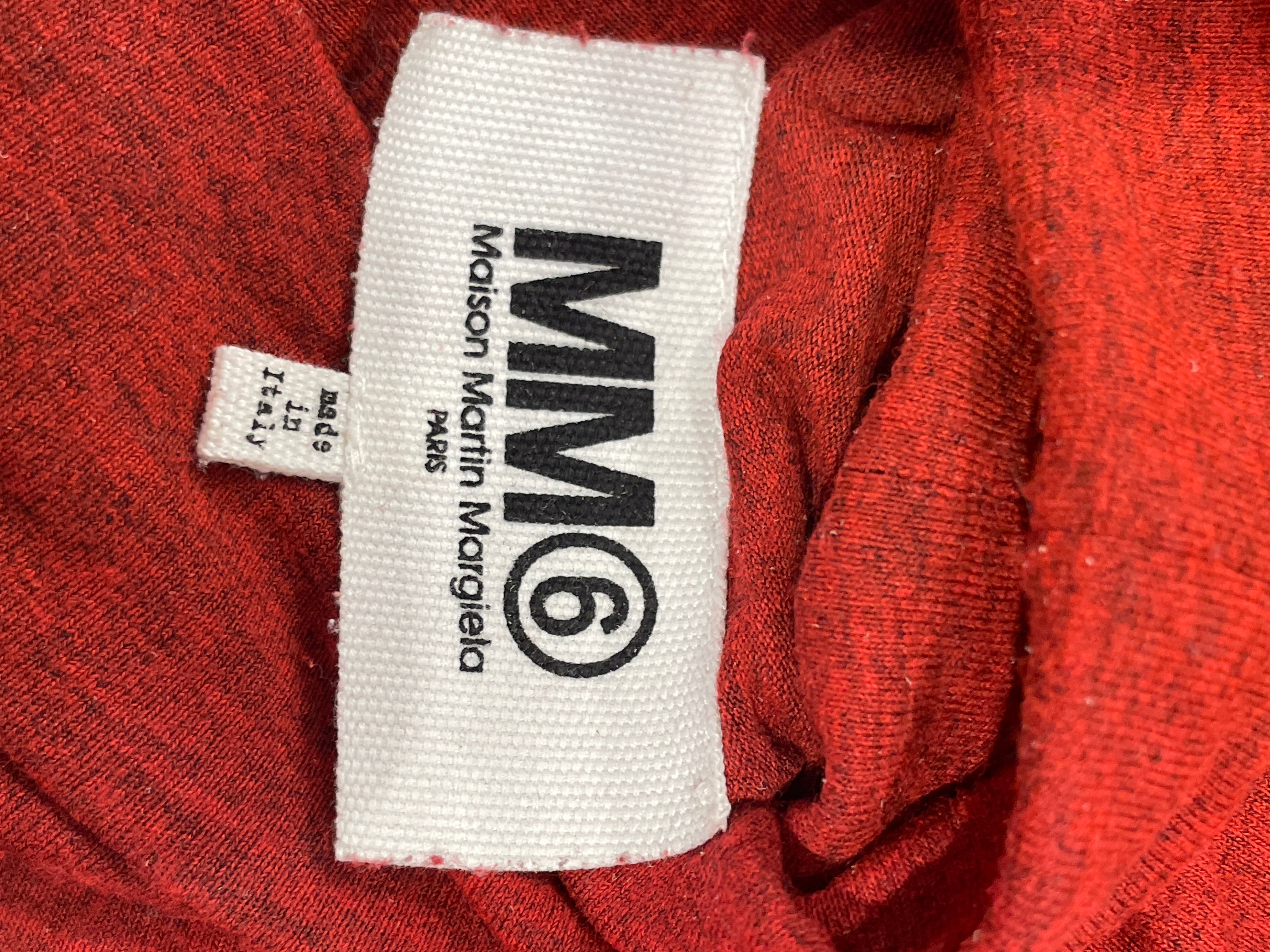 MM6/LS T-Shirt/M/Rayon/RED/Turtle Neck/HEATHERED RUST RED view 3