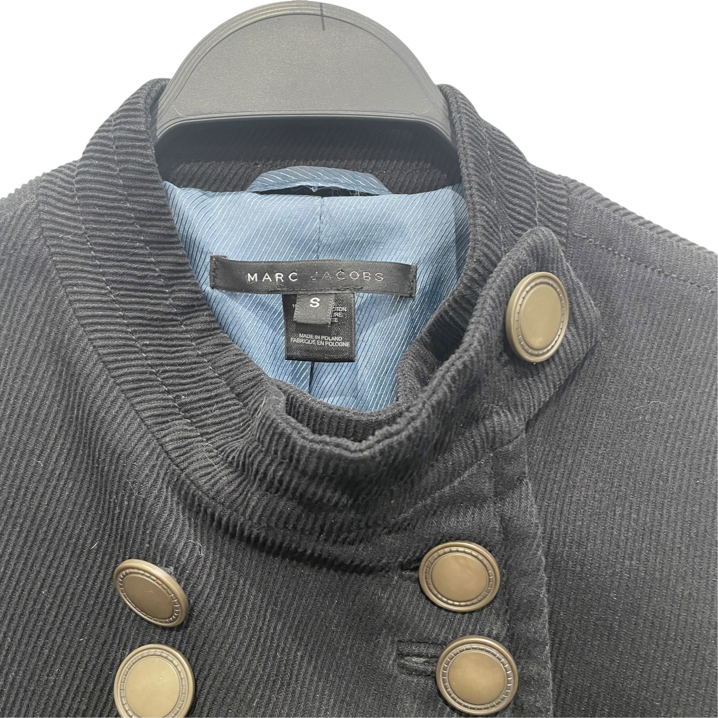 MARC JACOBS/Jacket/S/Cotton/BLK/LONG MILITARY JACKET view 2