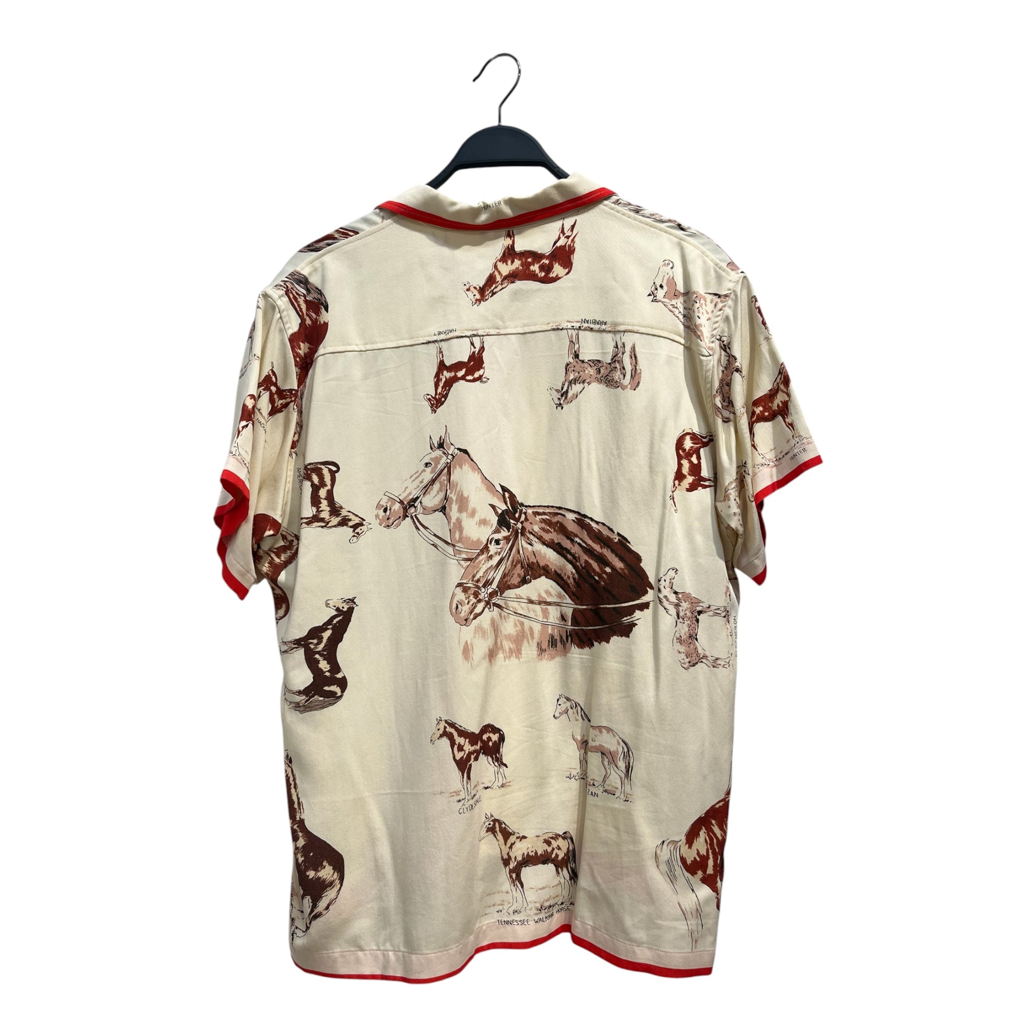 BODE/SS Shirt/XL/CRM/All Over Print/HORSES AND DIRT view 2