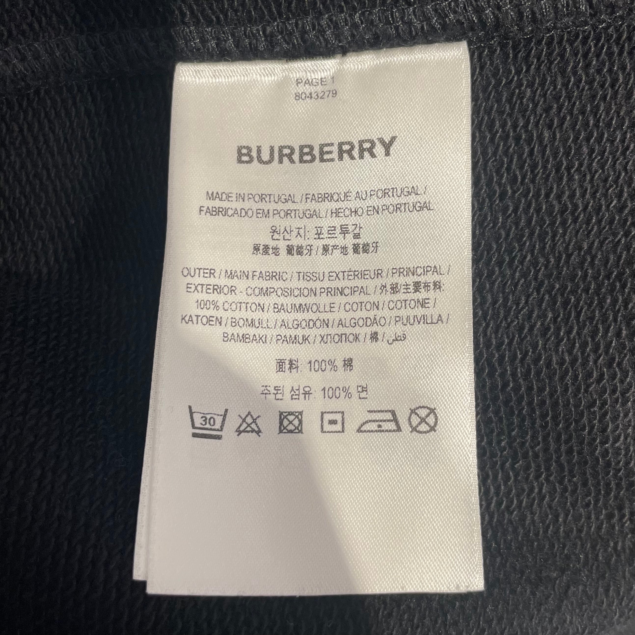 BURBERRY/Shorts/M/Cotton/BLK/london england graphic view 4