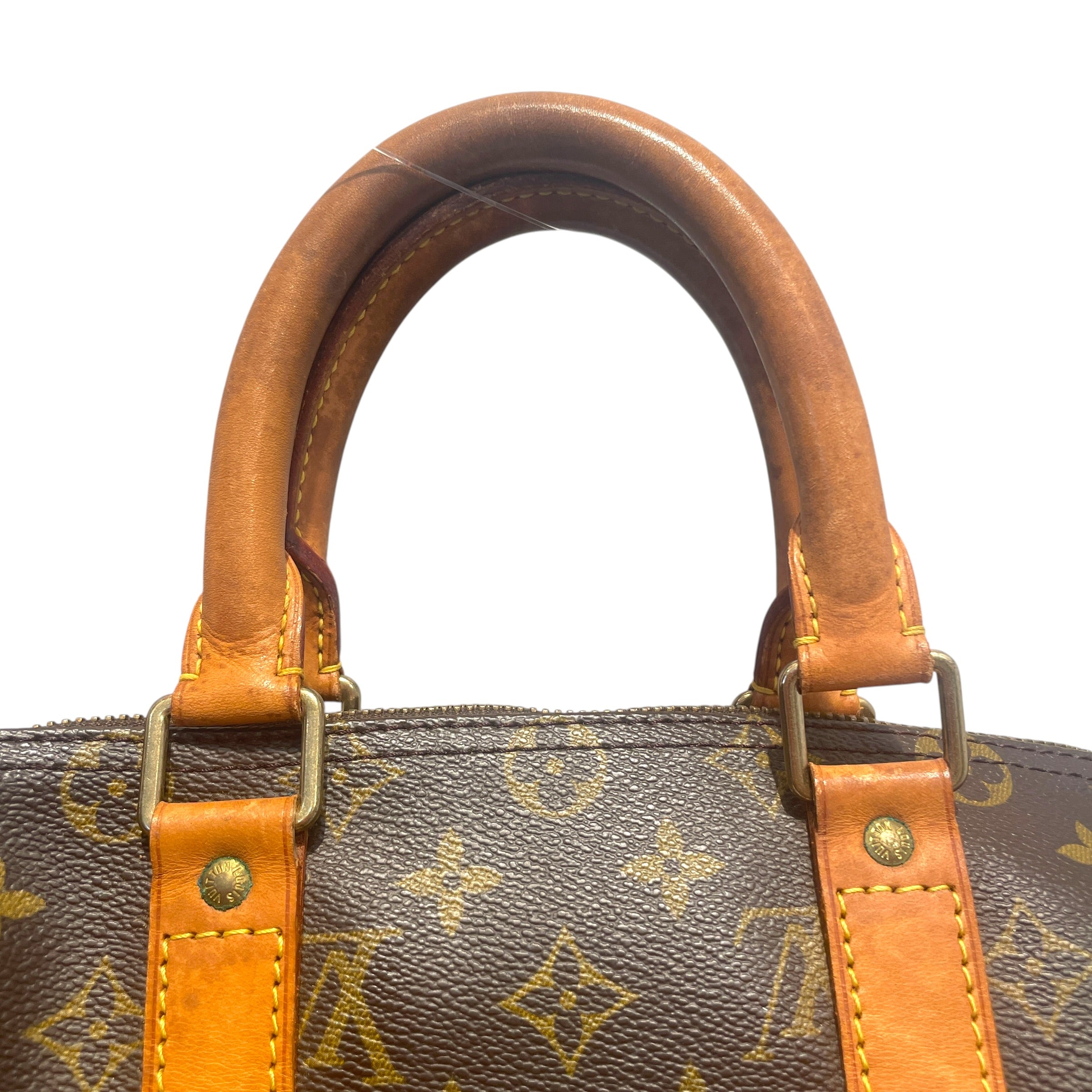 LOUIS VUITTON/Bag/Monogram/Leather/BRW/Keepall Vachetta Leather Bag view 5