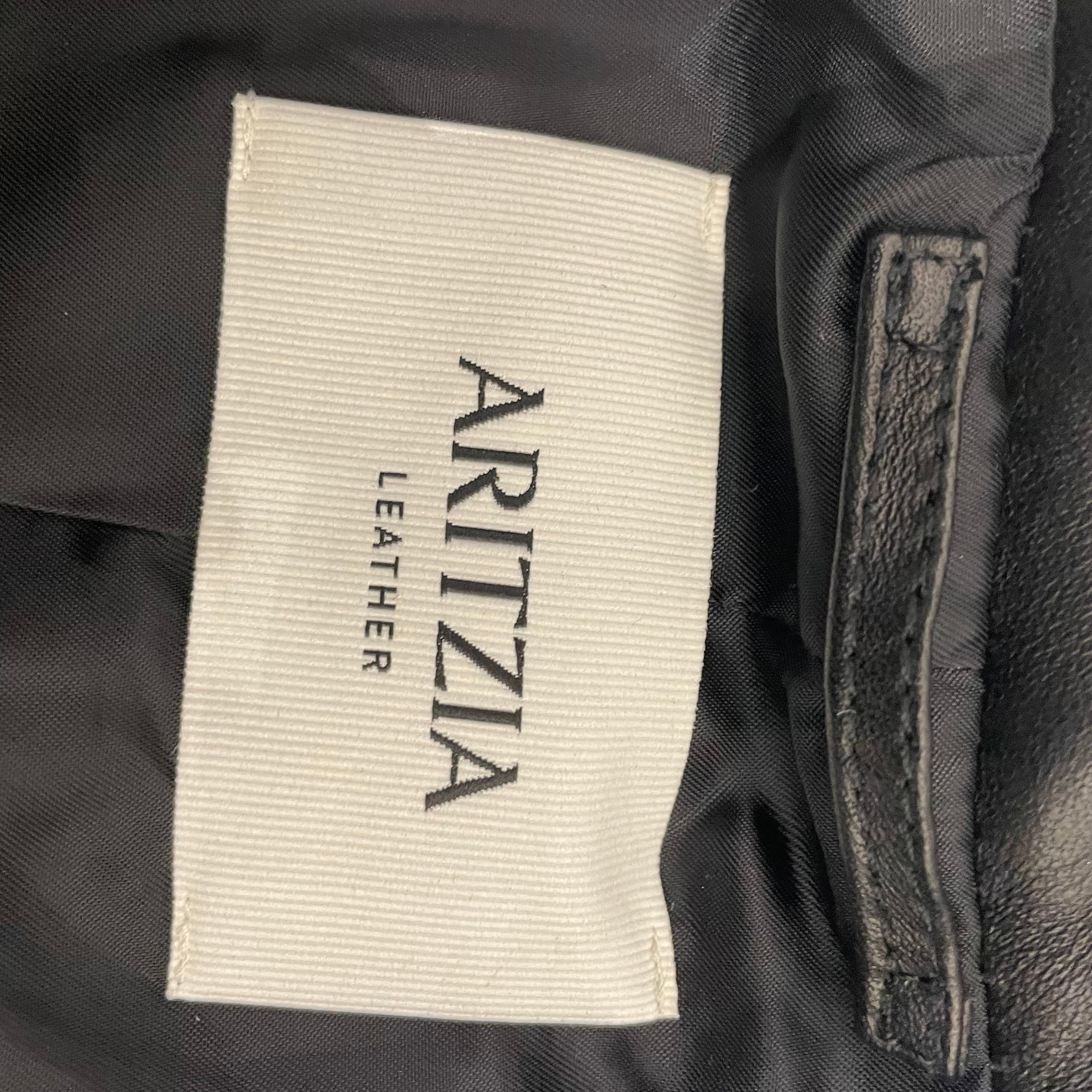 ARITZIA/Leather Jkt/2/Leather/BLK/COHEN view 3