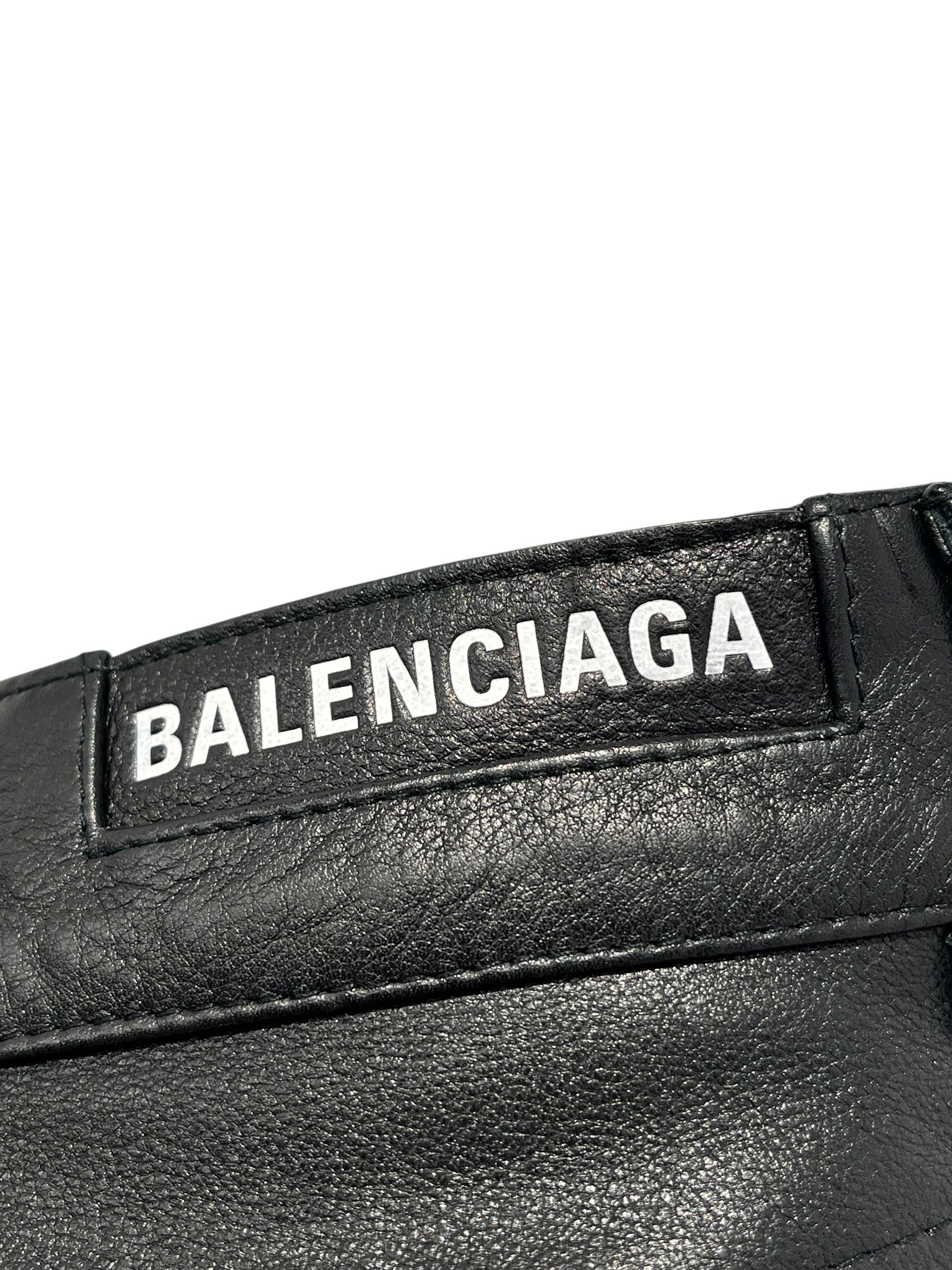 BALENCIAGA/Shorts/44/Leather/BLK/JP57 2023 00019 NWT view 4
