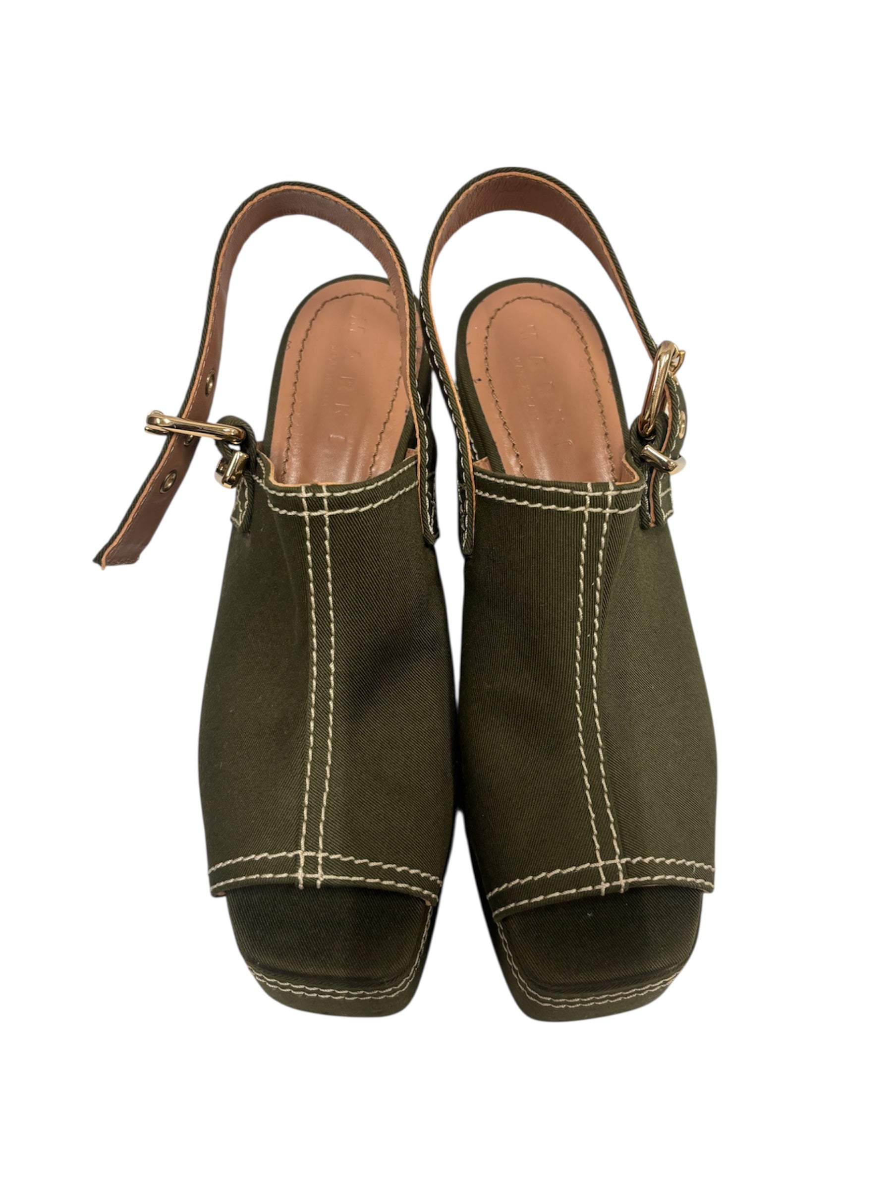 MARNI/Sandals/CONTRAST STITCHING view 3