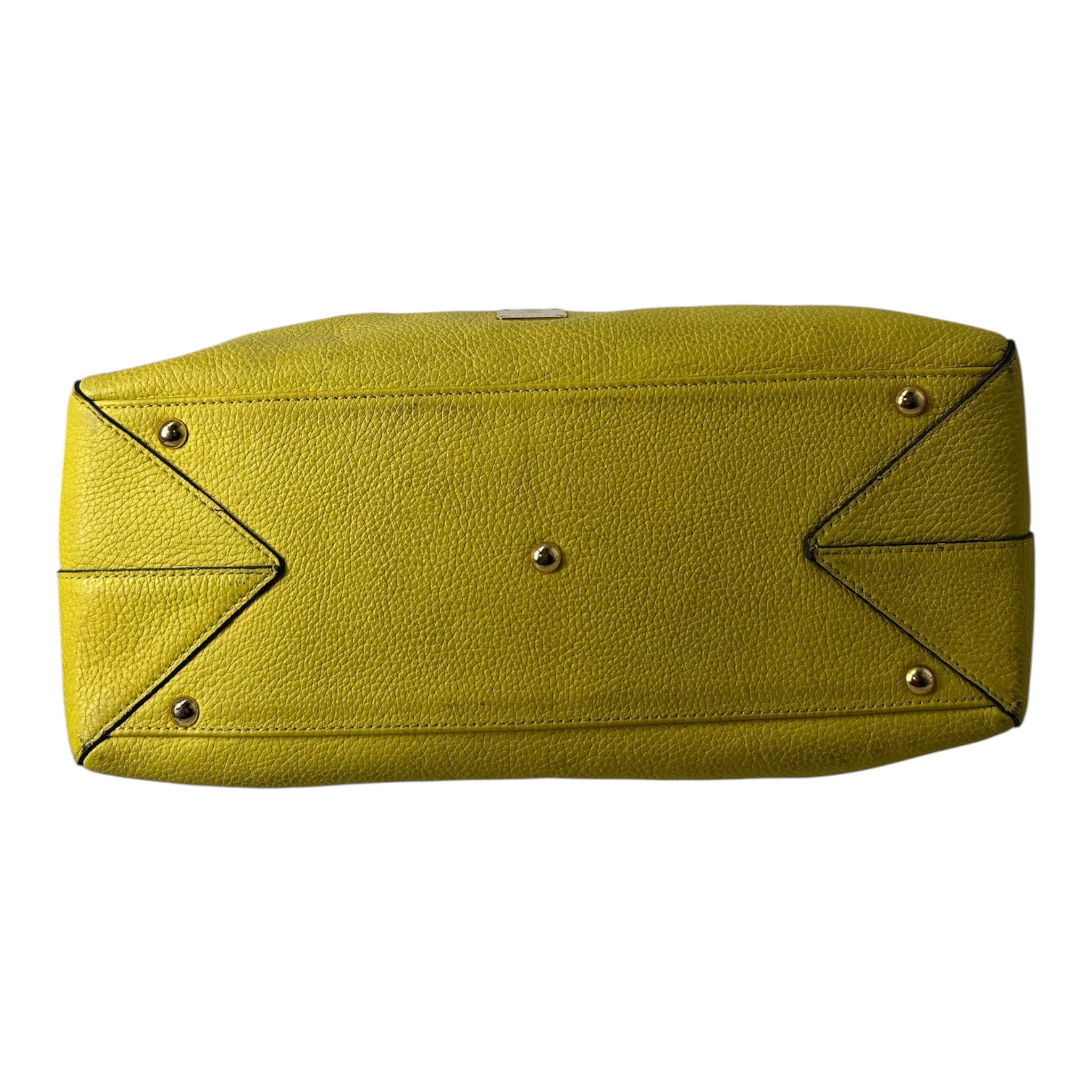 MCM/Cross Body Bag/Leather/YEL/TOP HANDLE view 5