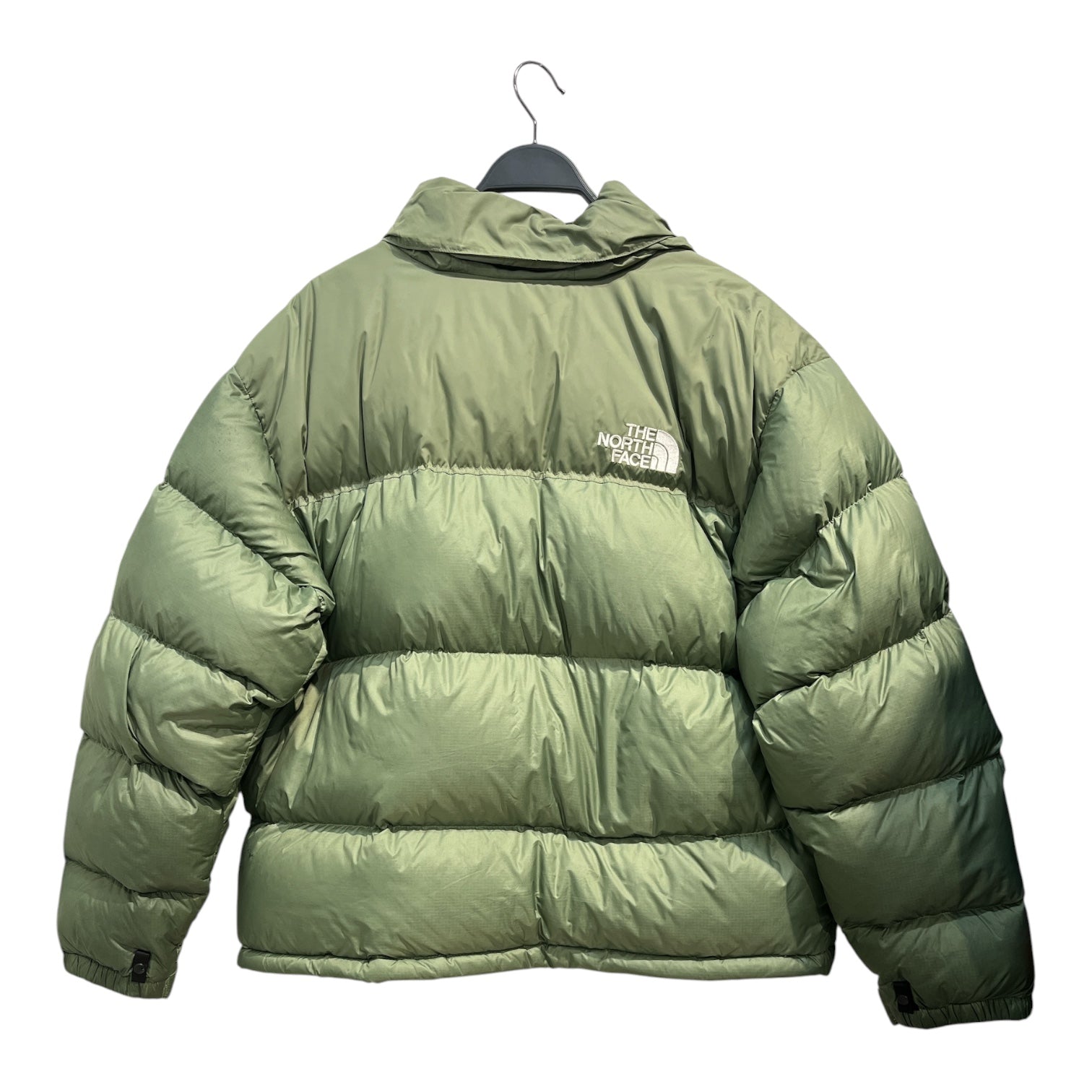 THE NORTH FACE/Puffer Jkt/XL/Nylon/GRN/Single Breasted/RETRO NUPTSE-CROPPED view 2