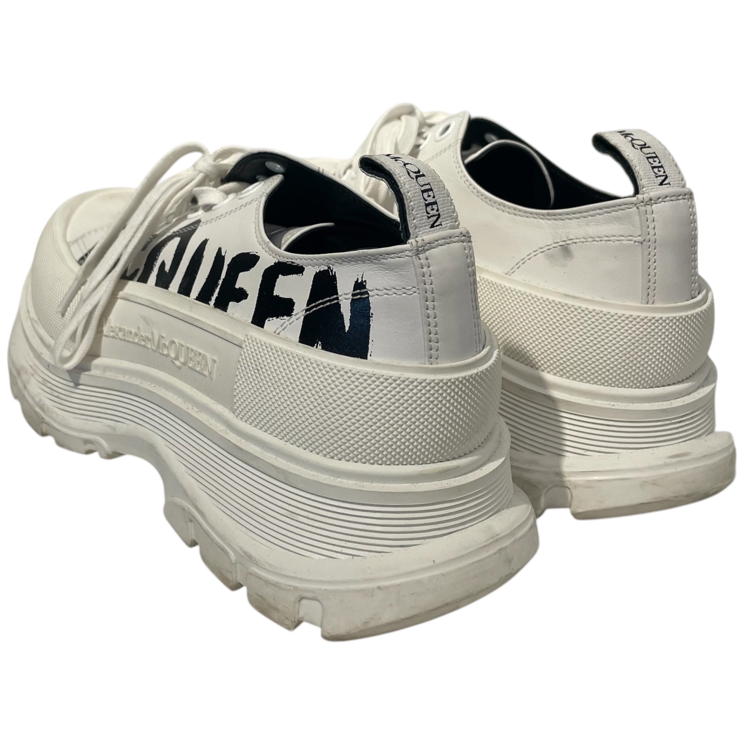 Alexander McQueen/Low-Sneakers/EU 42/Monogram/Leather/WHT/682423 view 2