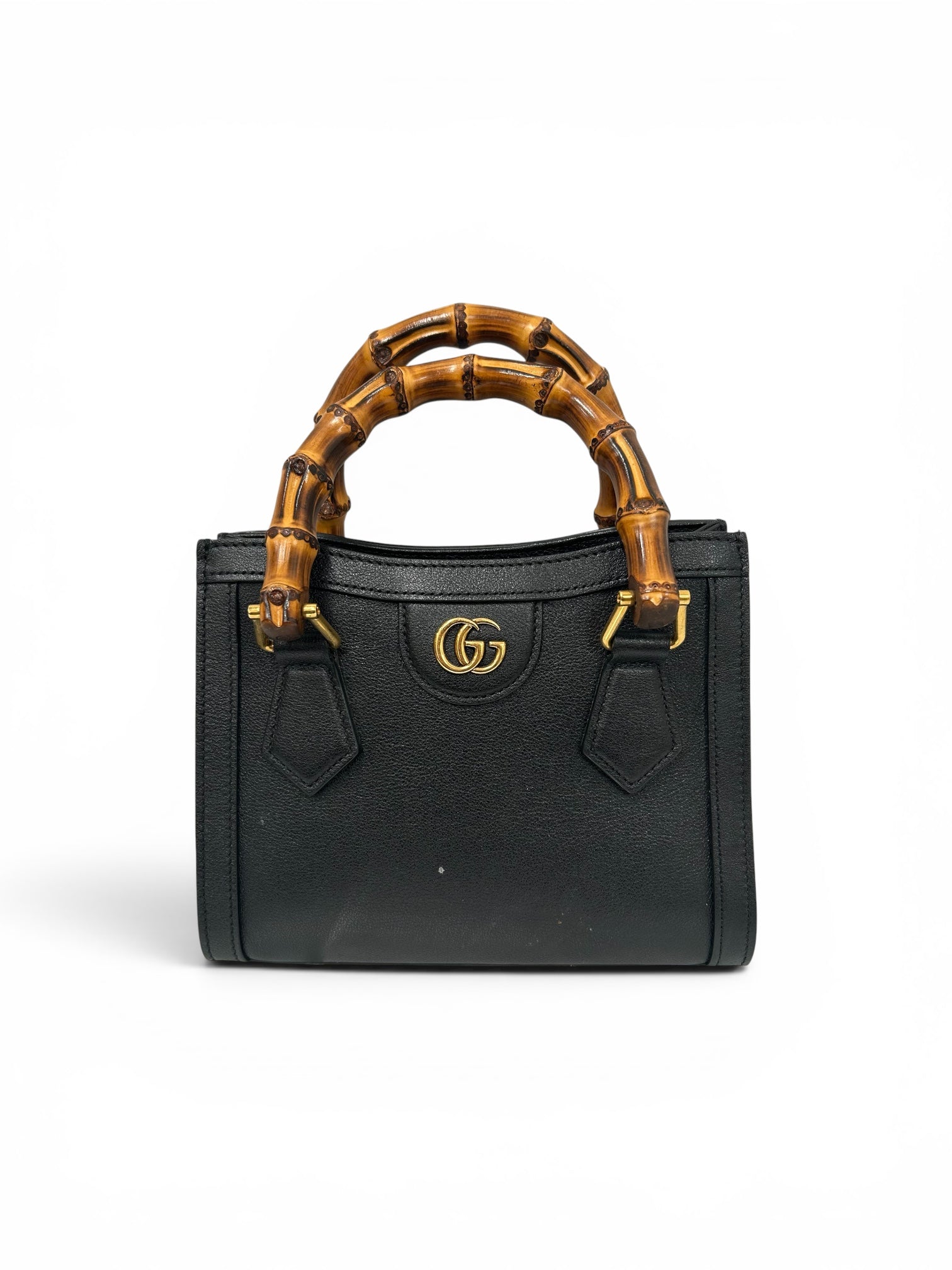 GUCCI/Bag/Leather/BLK/DIANA MINI TOTE view 1