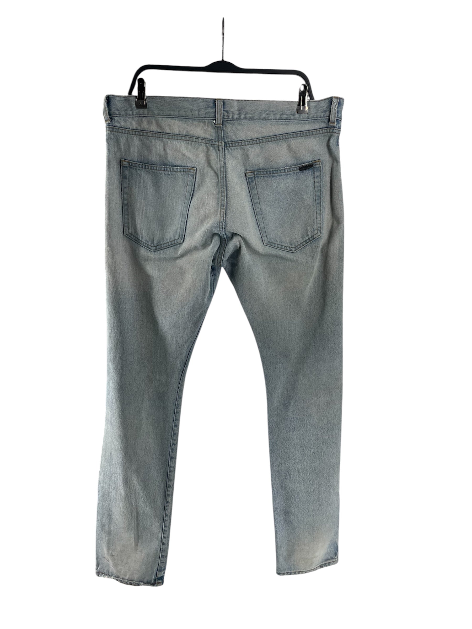 SAINT LAURENT/Straight Pants/34/Denim/BLU/180/92A view 2