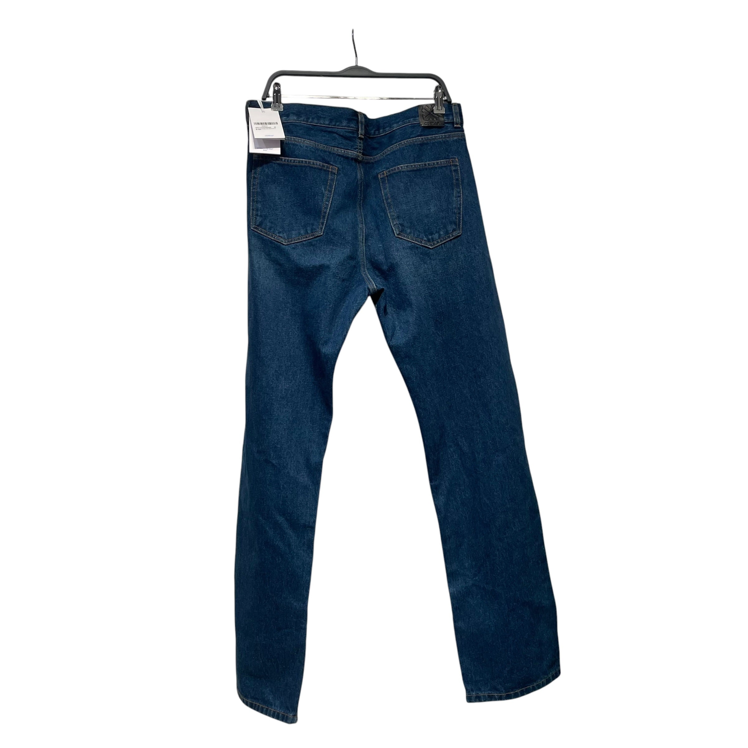 OFF-WHITE/Pants/33/Denim/IDG/SKATE JEAN ZIPPER DETAL view 2