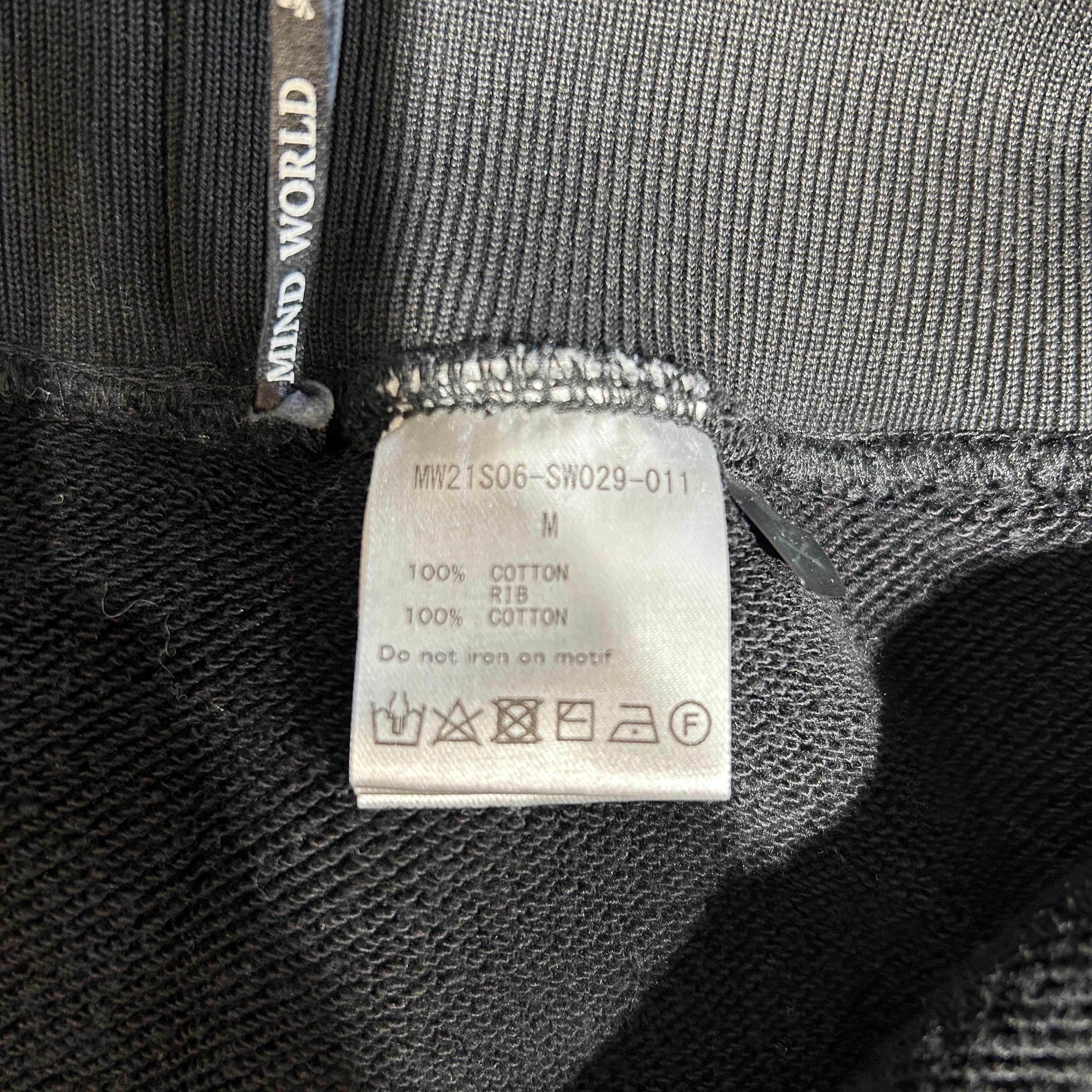 MASTERMIND WORLD/Sweatshirt/M/Cotton/BLK/glitter logo and skull view 4
