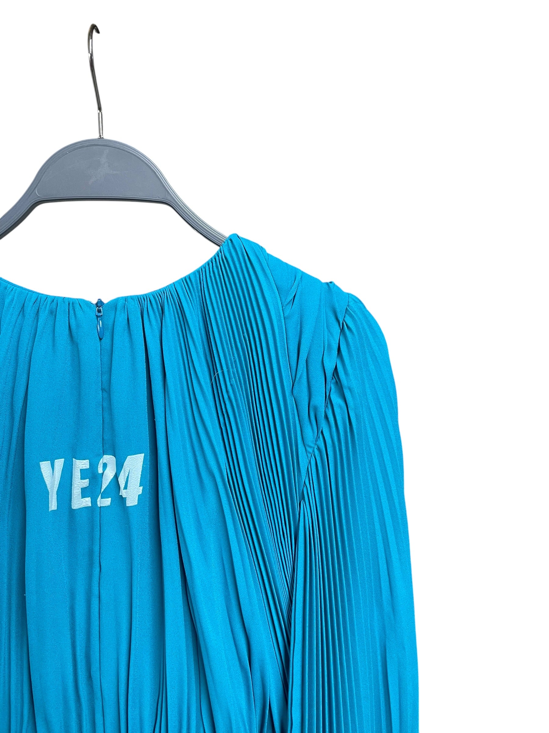 BALENCIAGA/LS Dress/38/BLU/YE 24 PLEATED DRESS view 4