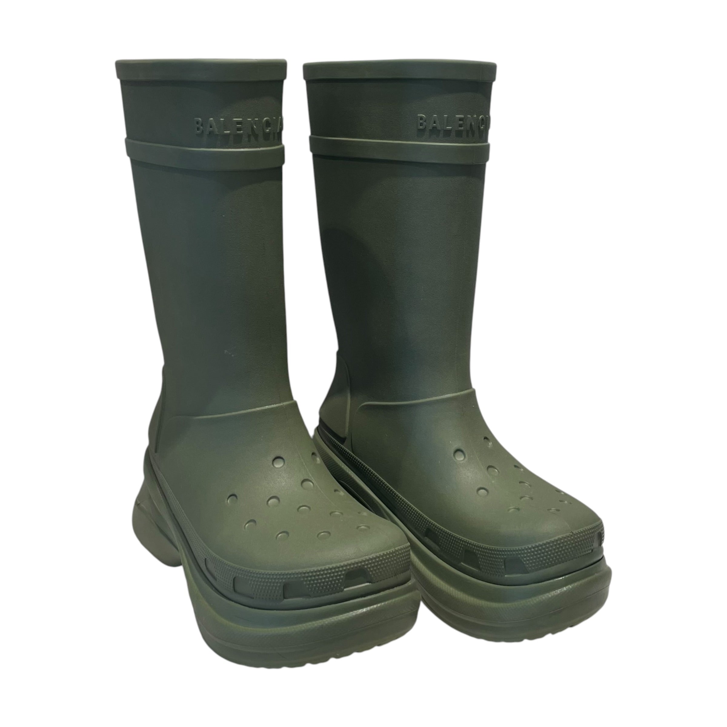BALENCIAGA/crocs/Boots/EU 44/GRN/Balenciaga x Crocs view 1