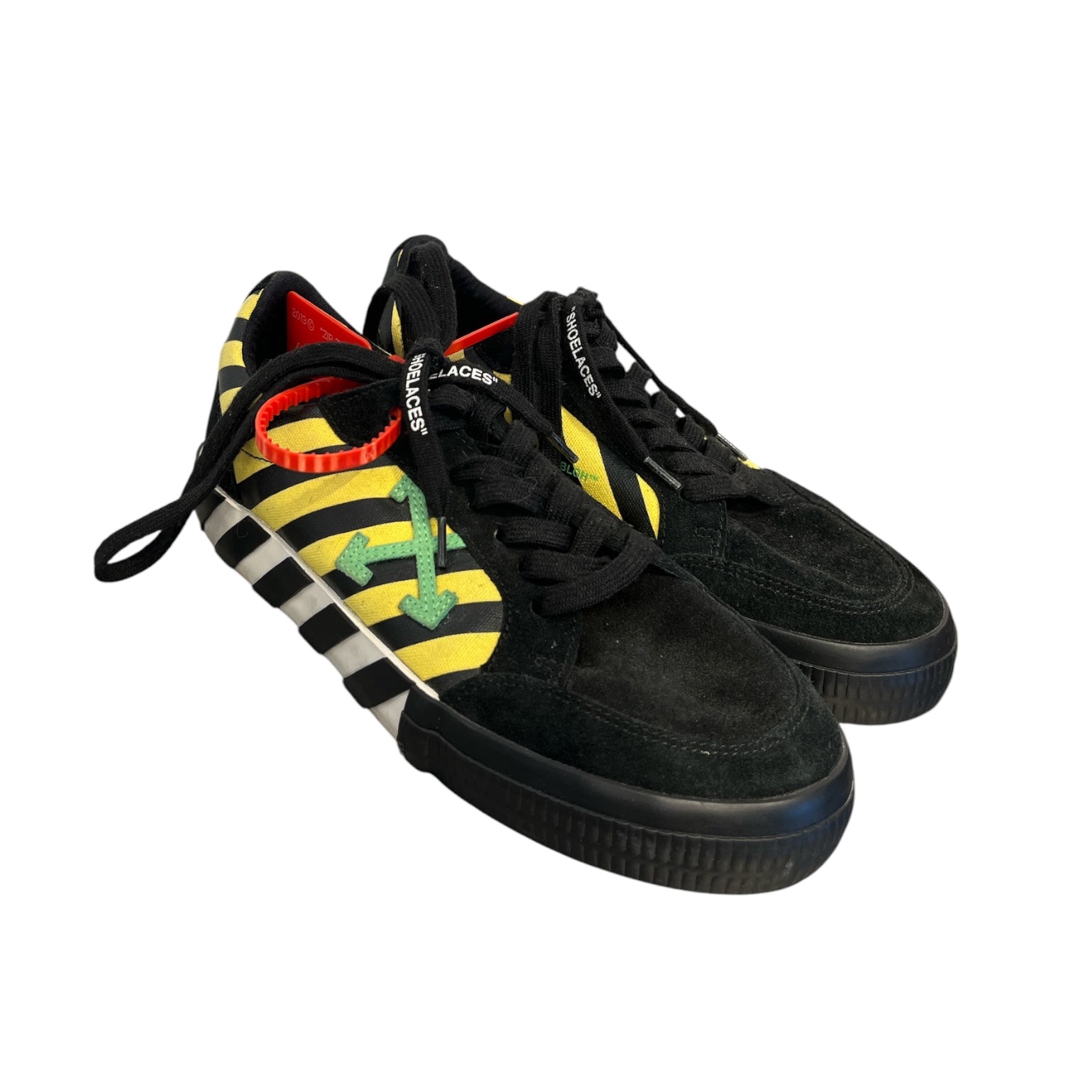 OFF-WHITE/Low-Sneakers/EU 39/BLK/ vulcanized suede sneaker view 1