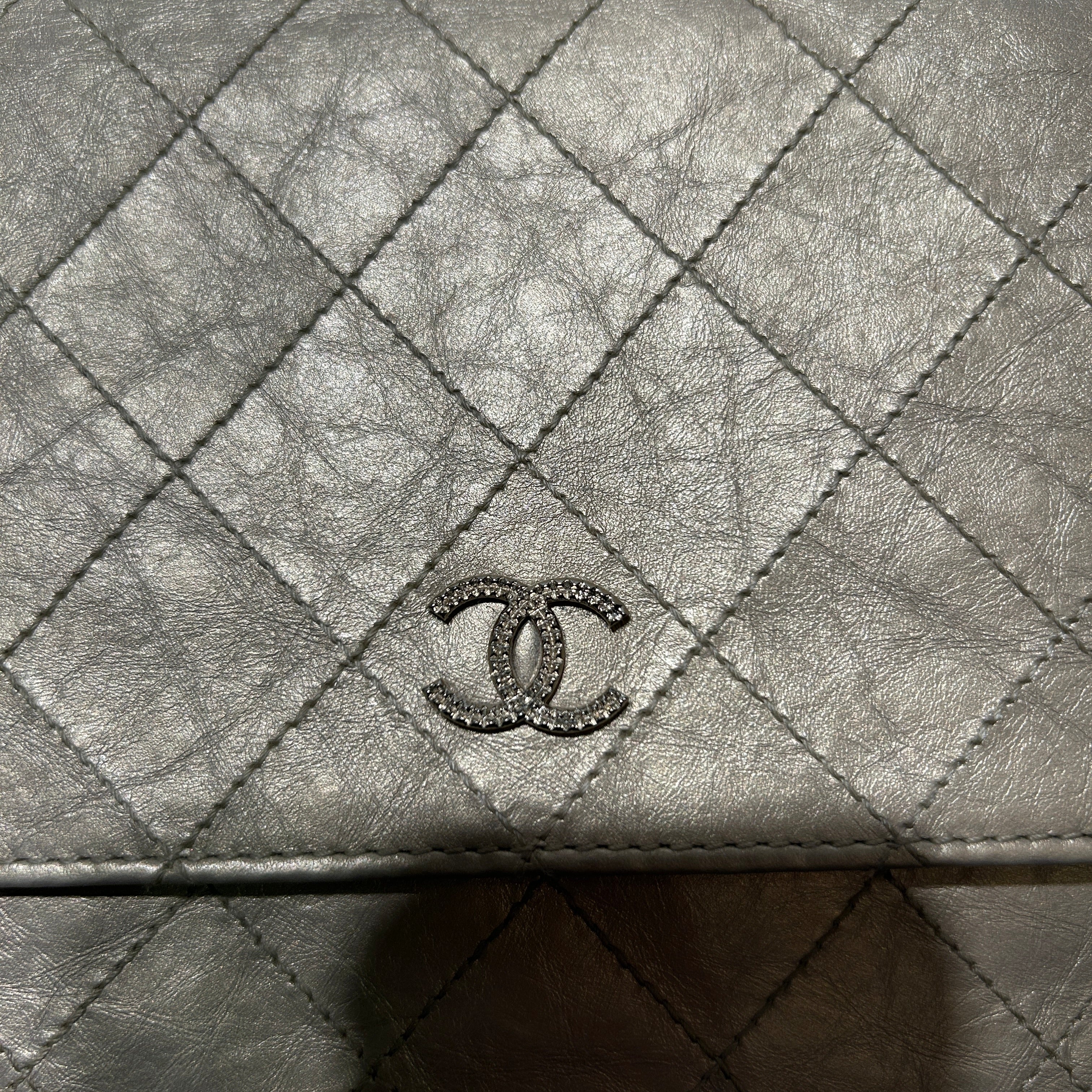 CHANEL/Cross Body Bag/Leather/GLD/LEATHER CROSSBODY BAG view 5