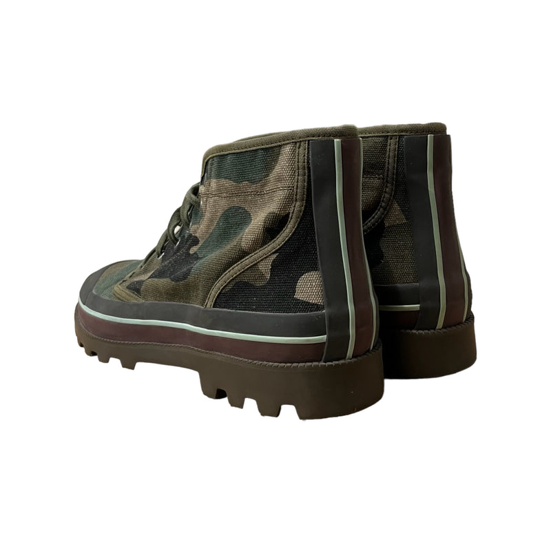 VALENTINO/Hi-Sneakers/EU 41.5/Camouflage/Cotton/GRN/CANVAS CAMO ARMY BOOT