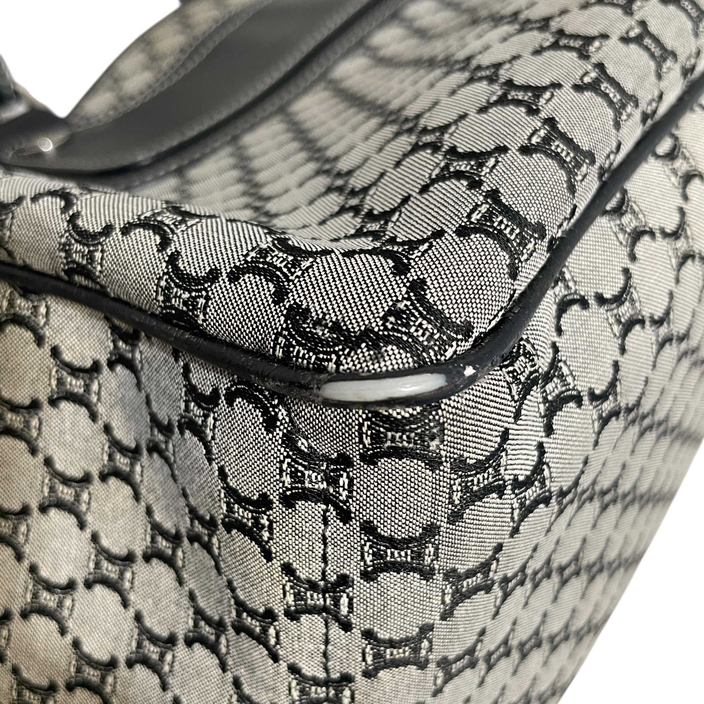 CELINE/Hand Bag/Monogram/Leather/GRY/Boogie Macadam Monogram Bag view 9