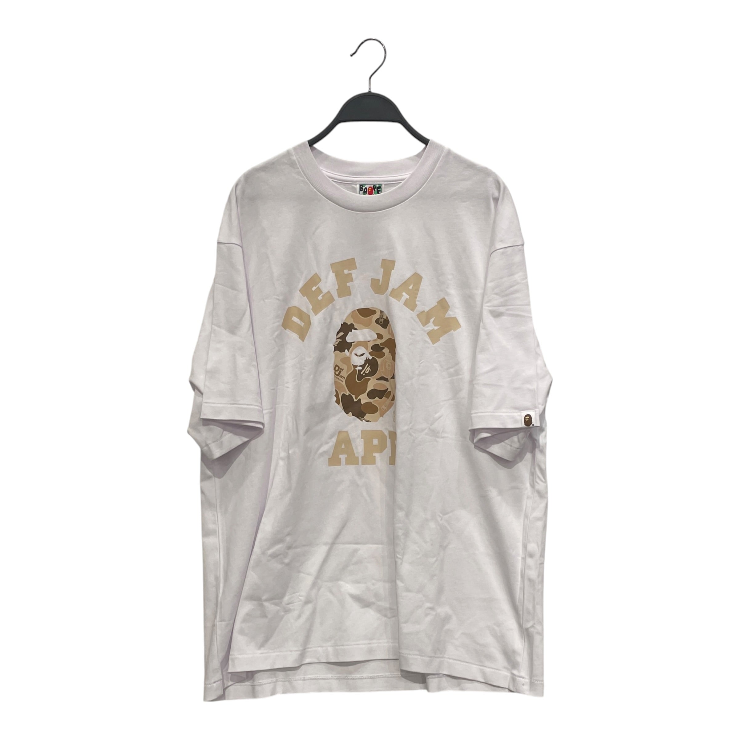A BATHING APE/T-Shirt/L/Cotton/WHT/DEF JAM CAMO view 1