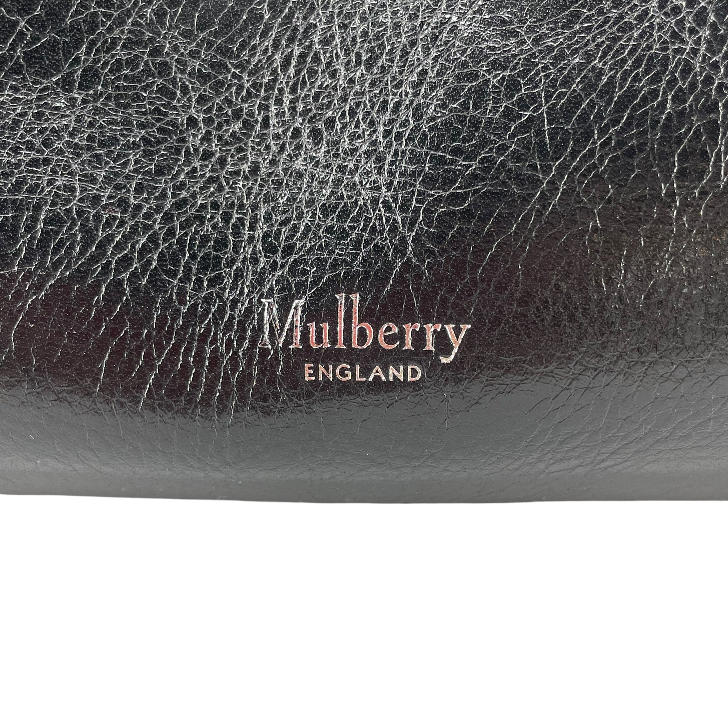 MULBERRY/Hand Bag/Leather/BLK/BRAIDED HANDLE SILVER RING view 6